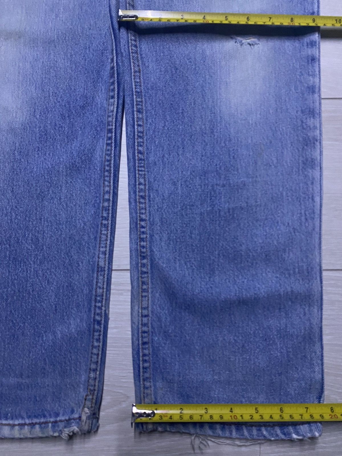 Levi's Vintage Levis 510 Light Wash Bleach Distressed Jeans Size US 30 / EU 46 - 12 Thumbnail