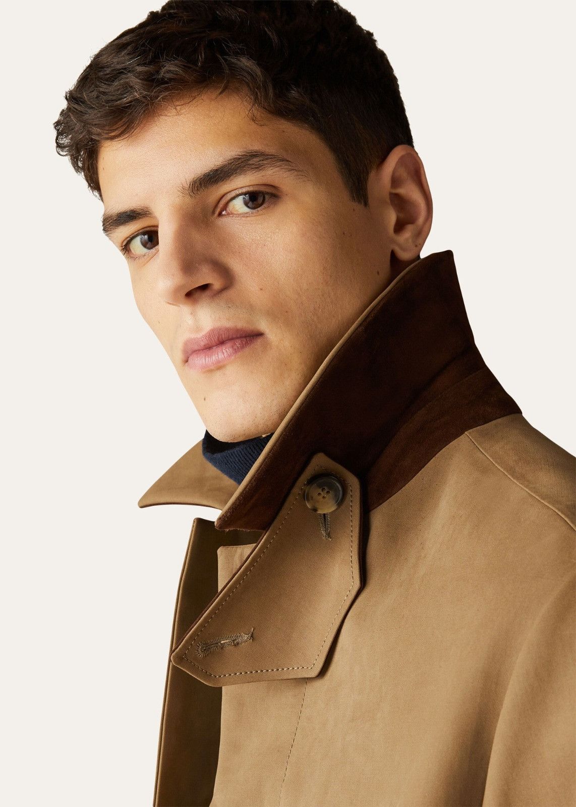 Loro Piana o1srvl11e1124 Single-Breasted Overcoat in Camel Size US L / EU 52-54 / 3 - 7 Thumbnail