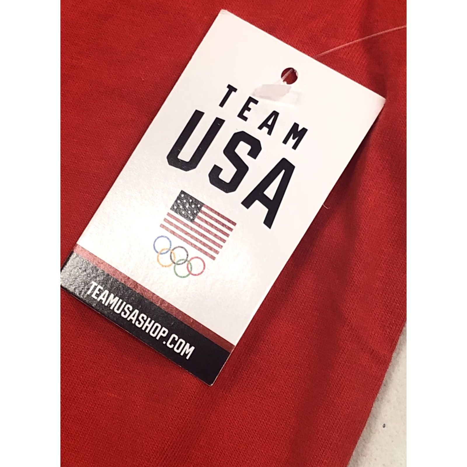 Vintage TEAM USA Olympic Team Graphic Short Sleeve T-Shirt Mens XL Red MENS Size US XL / EU 56 / 4 - 5 Thumbnail