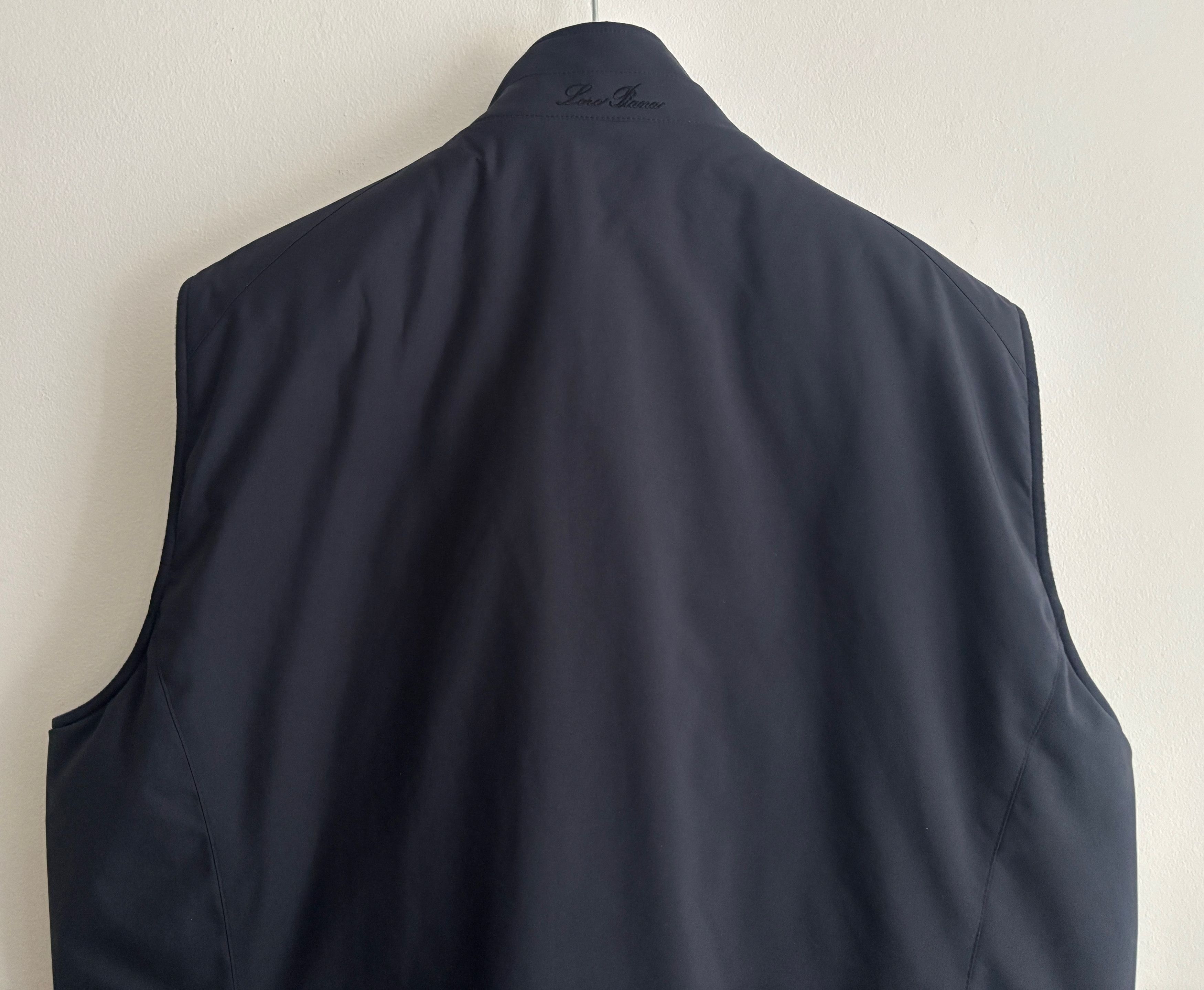 Loro Piana $4500 Storm System Reversible Navy Cashmere Nylon Vest - XXL Size US XXL / EU 58 / 5 - 16 Thumbnail