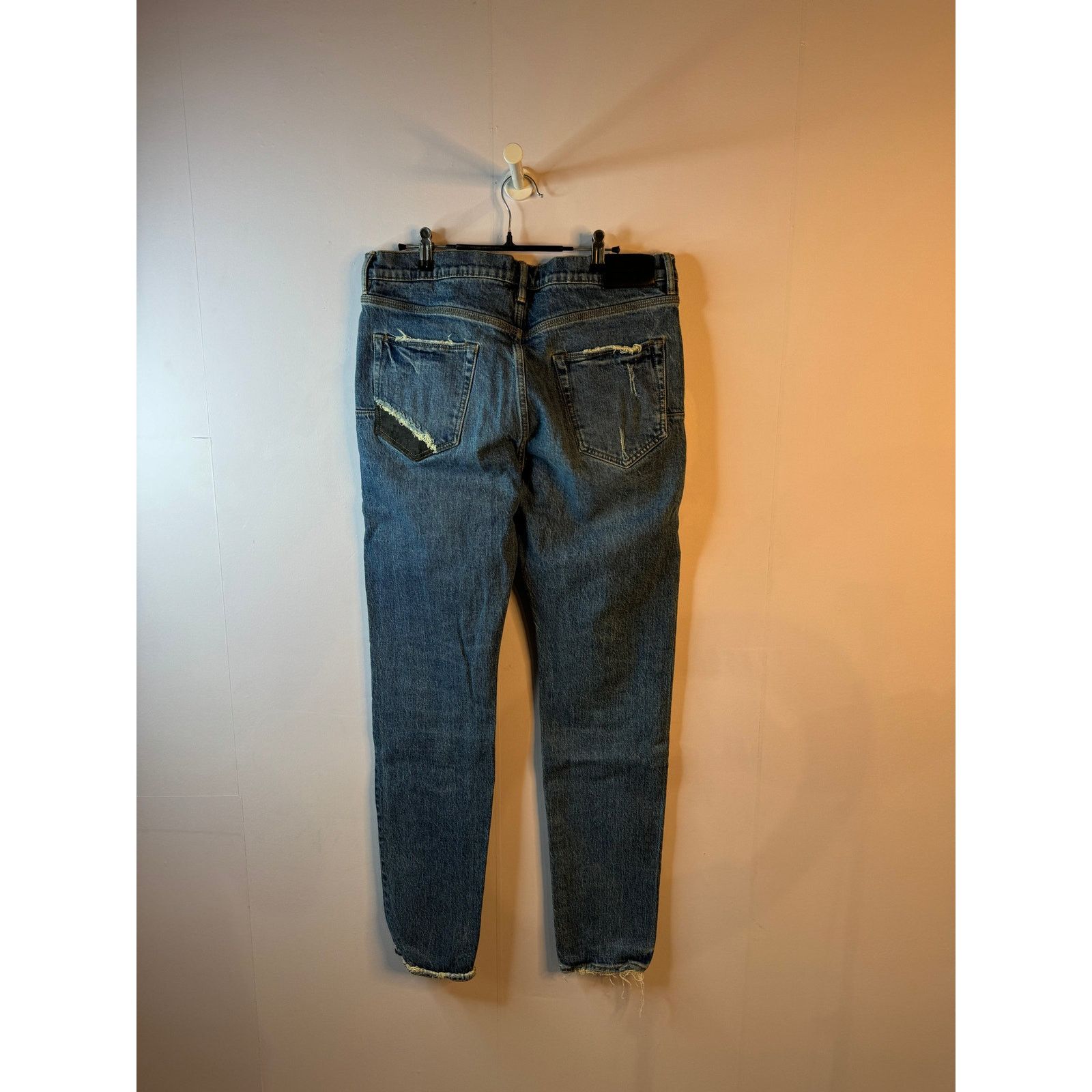Purple Brand Purple Jeans Blue Used 33 Size US 33 - 2 Thumbnail