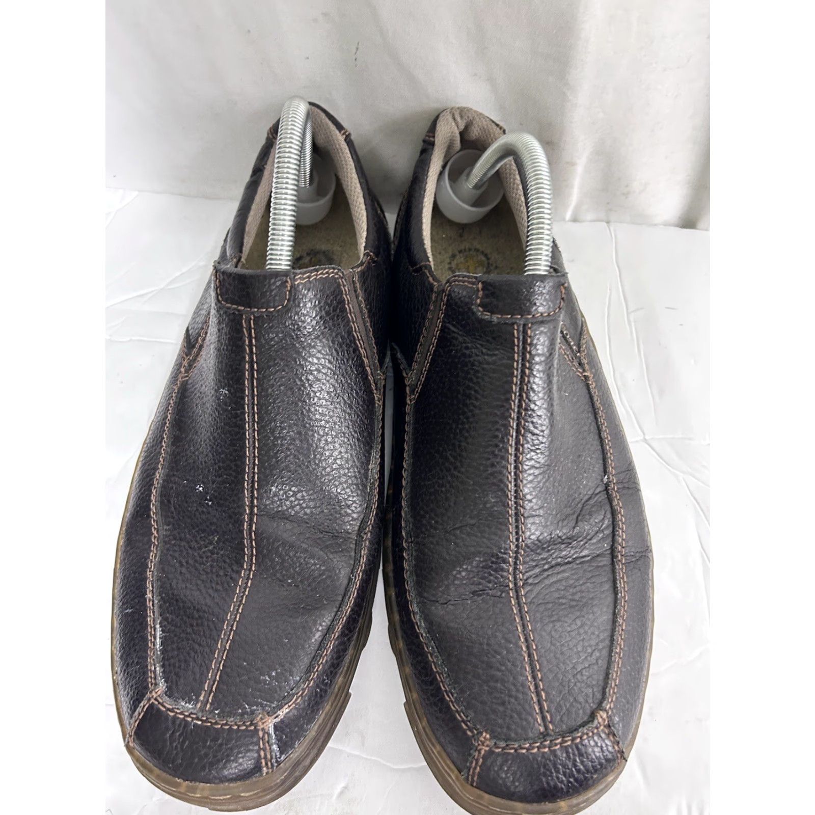 Dr. Martens DR MARTENS Carlton Brown 11 M Men Gore Leather Slip-On Loafers Size US 11 / EU 44 - 7 Thumbnail