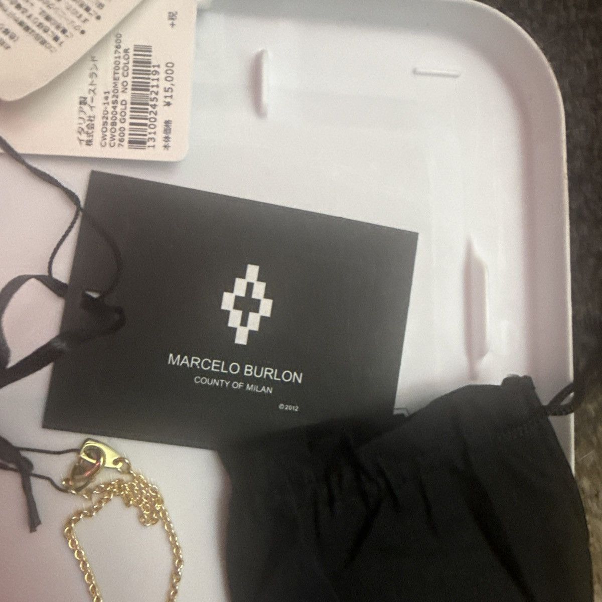 Marcelo Burlon Marcelo Burlón Gold “County” Necklace Size ONE SIZE - 4 Thumbnail