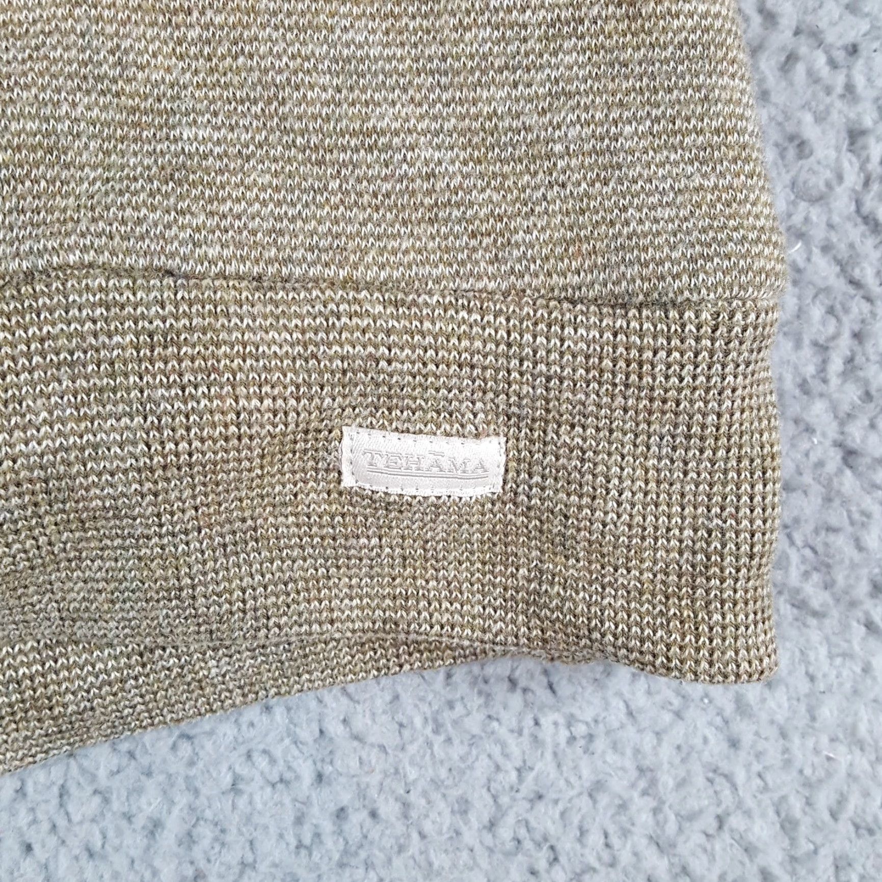 Vintage VINTAGE Tehama Beige Tight Knit Lined Preppy Sweater Men's Size L Golf Pullover Grampa Size US L / EU 52-54 / 3 - 4 Thumbnail