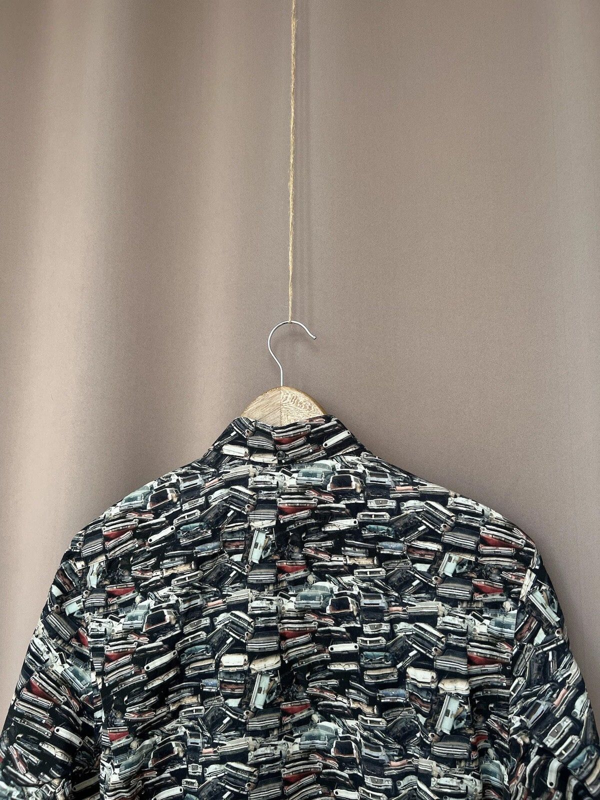 Eton Eton Button Down Shirt Monogram Car Print Mens Size M Size US M / EU 48-50 / 2 - 8 Thumbnail