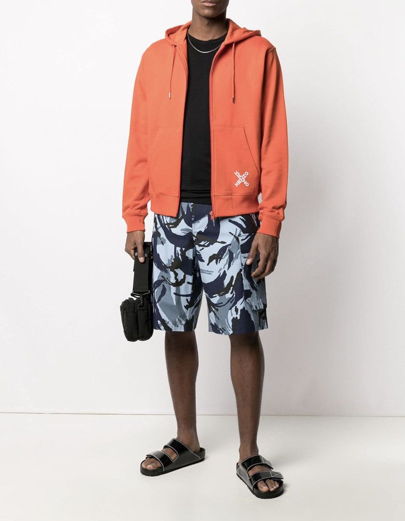 Kenzo KENZO TROPIC CAMO PRINTED CARGO SHORT Size US 32 / EU 48 - 10 Thumbnail