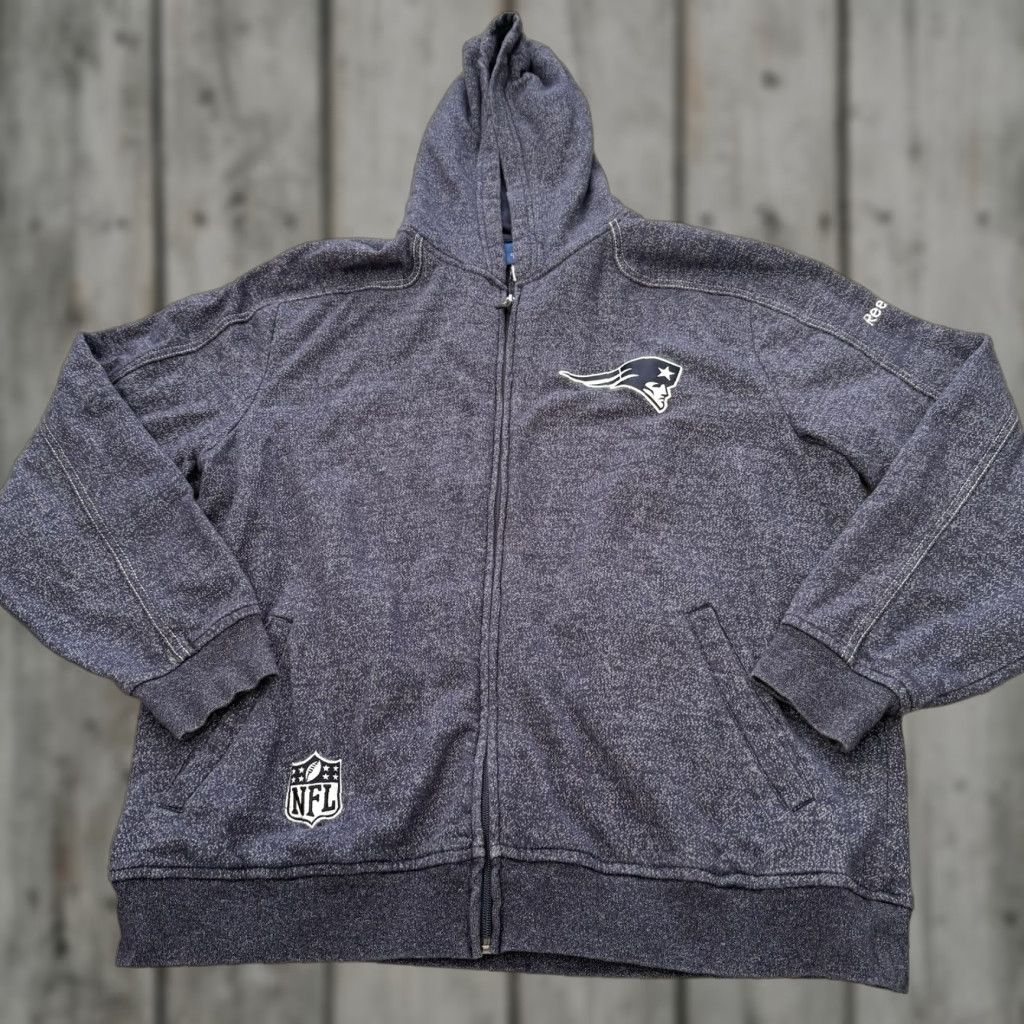 Reebok Reebok OnField Patriots Hoodie Men XL Navy Full Zip NFL Licensed Logo Shirt Size US XL / EU 56 / 4 - 1 Thumbnail