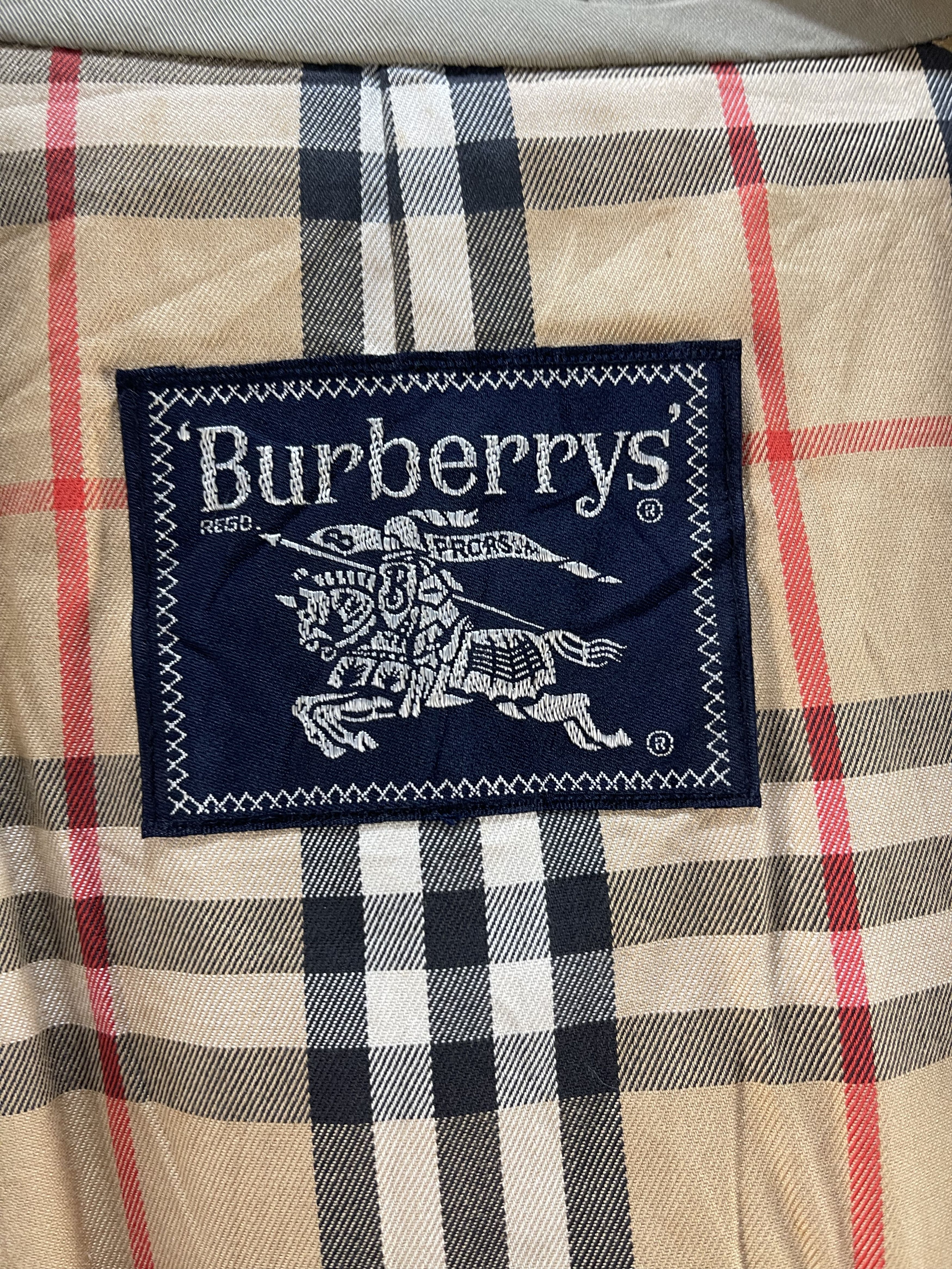 Burberry × Burberry Prorsum Vintage Burberrys Prorsum Trench Coat Jacket Size M / US 6-8 / IT 42-44 - 8 Thumbnail
