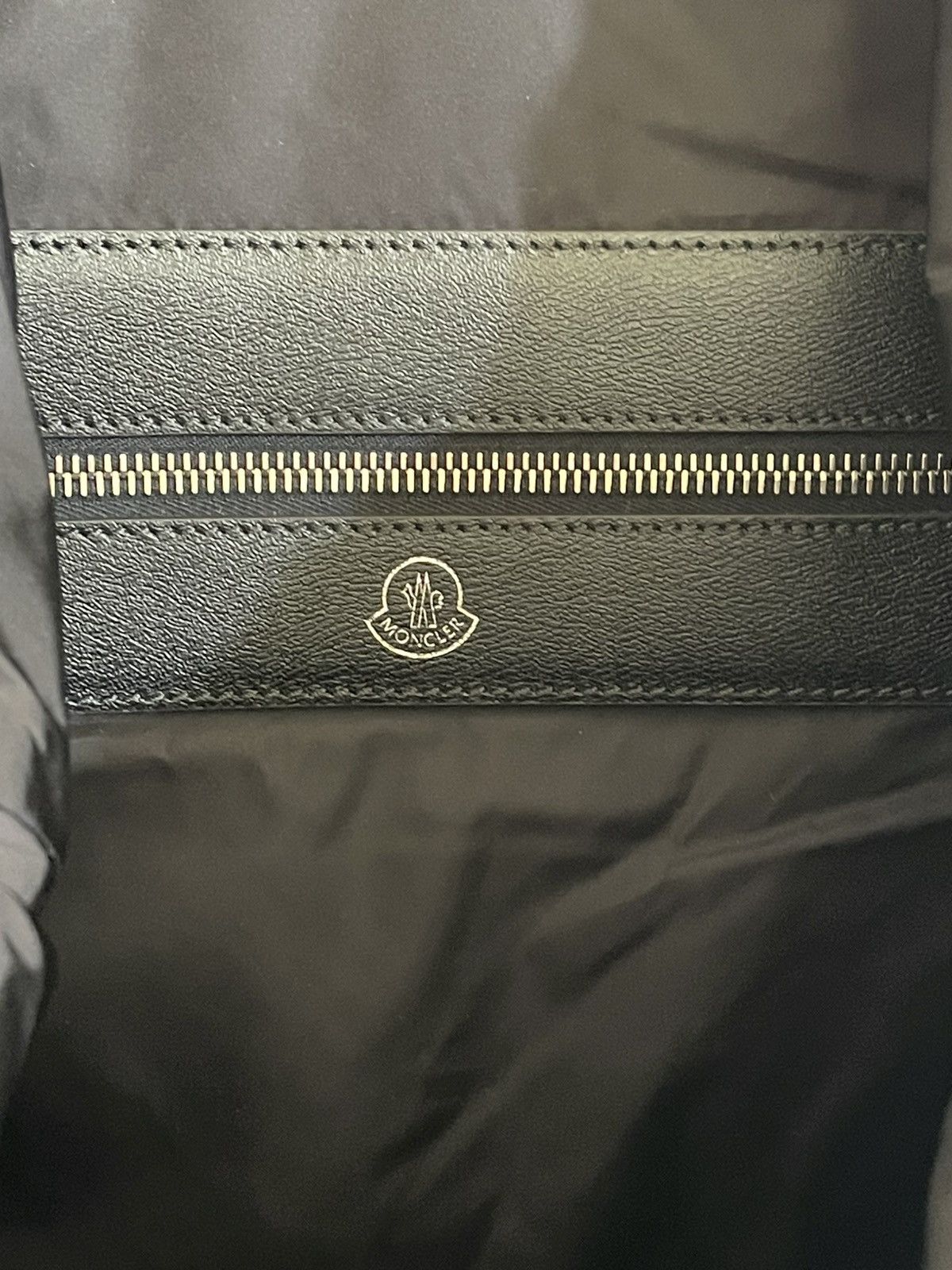 Moncler Moncler Flamenne Tote leather shopping bag embossed luxury Size ONE SIZE - 7 Thumbnail