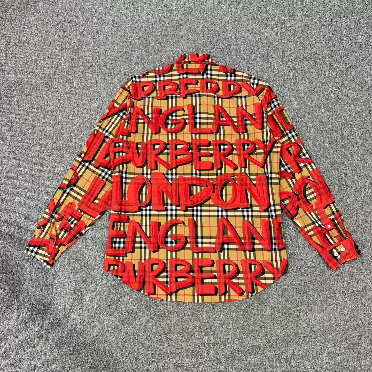 Burberry Burberry Graffiti Check LS Shirt L 99 New Size US L / EU 52-54 / 3 - 2 Thumbnail