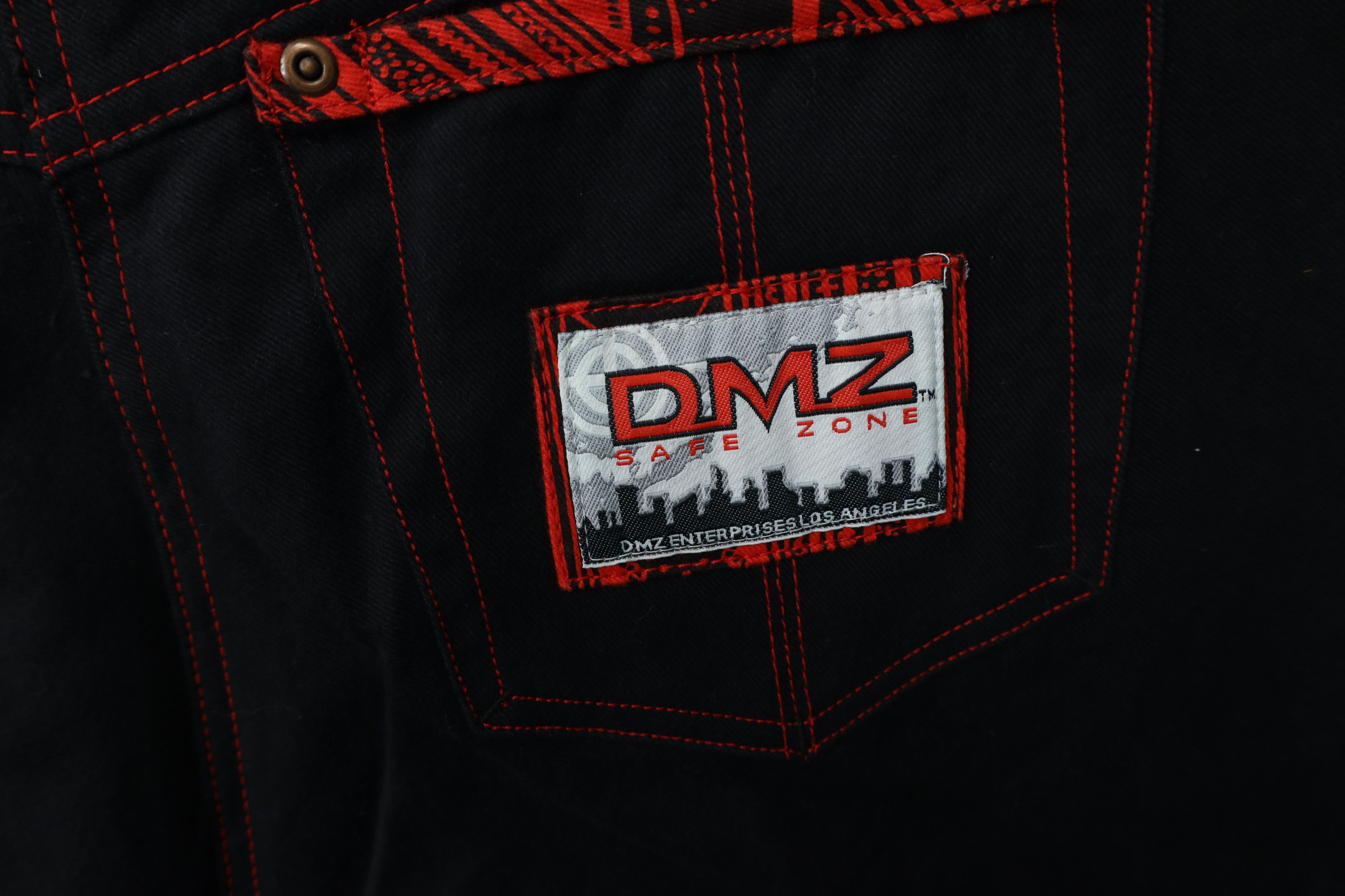 Vintage Deadstock Vintage 90s Streetwear Skateboard Jeans Black Size US 36 / EU 52 - 14 Thumbnail