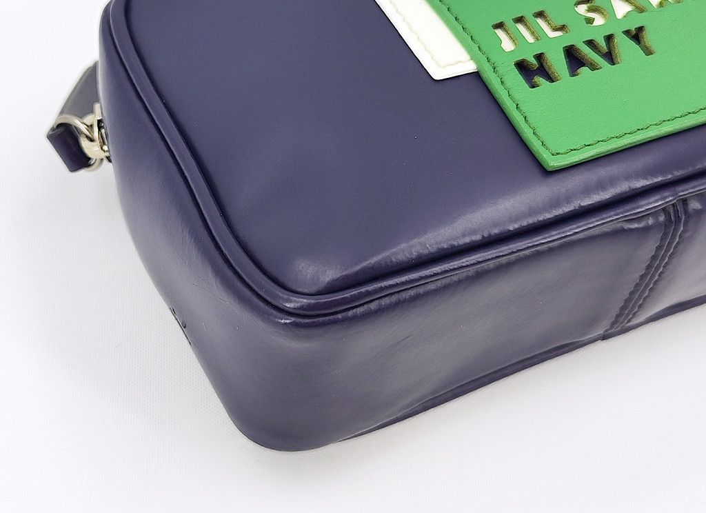 Jil Sander JIL SANDER navy small minimalist purple clutch Size ONE SIZE - 12 Thumbnail