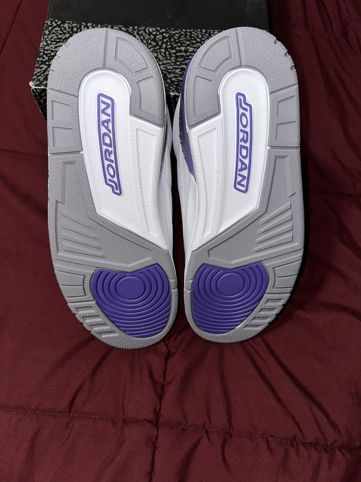 Jordan Brand Jordan 3 DARK IRIS👾 Size US 10.5 / EU 43-44 - 6 Thumbnail