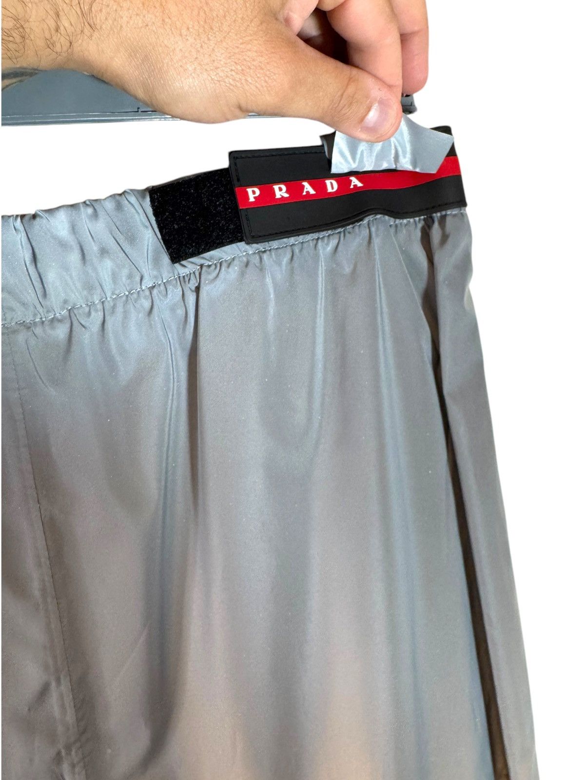 Prada Prada Linea Rossa Reflective Nylon Knee-Lengtht Size US 32 / EU 48 - 8 Thumbnail