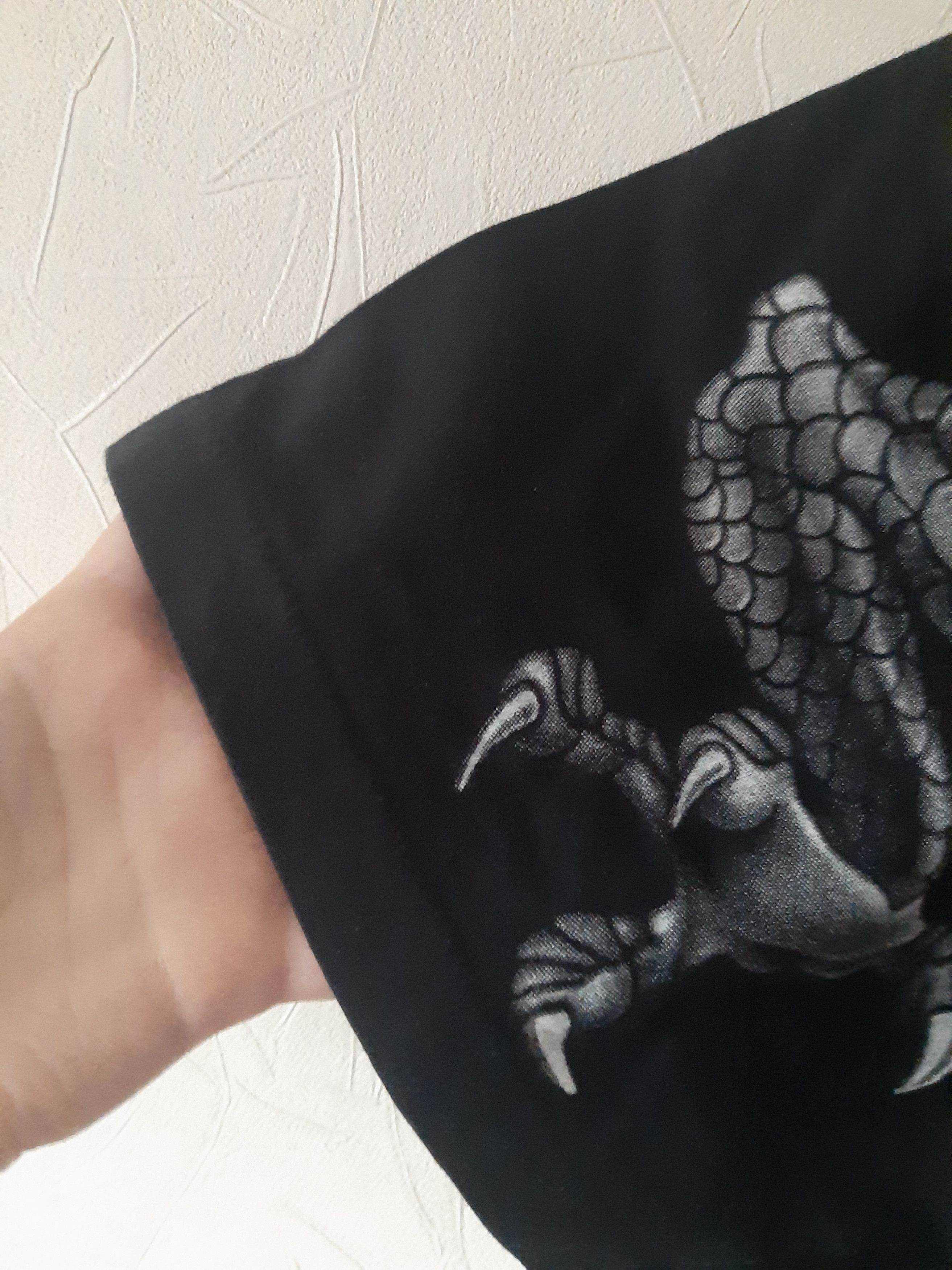 Vintage 90s Yin Yang Chinese Dragon All Over Print Black Size US XL / EU 56 / 4 - 3 Thumbnail