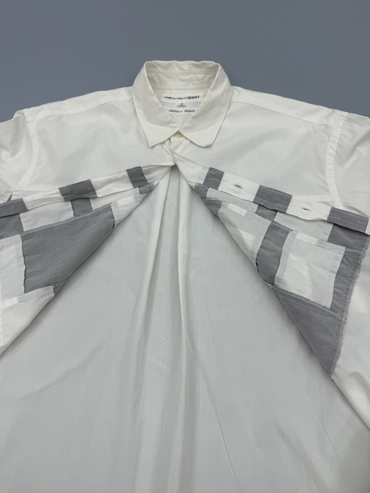 Comme des Garcons SHIRT 🔥Archive🔥 90s Comme des Garcons SHIRT Patchwork Baggy Shirt Size US S / EU 44-46 / 1 - 7 Thumbnail