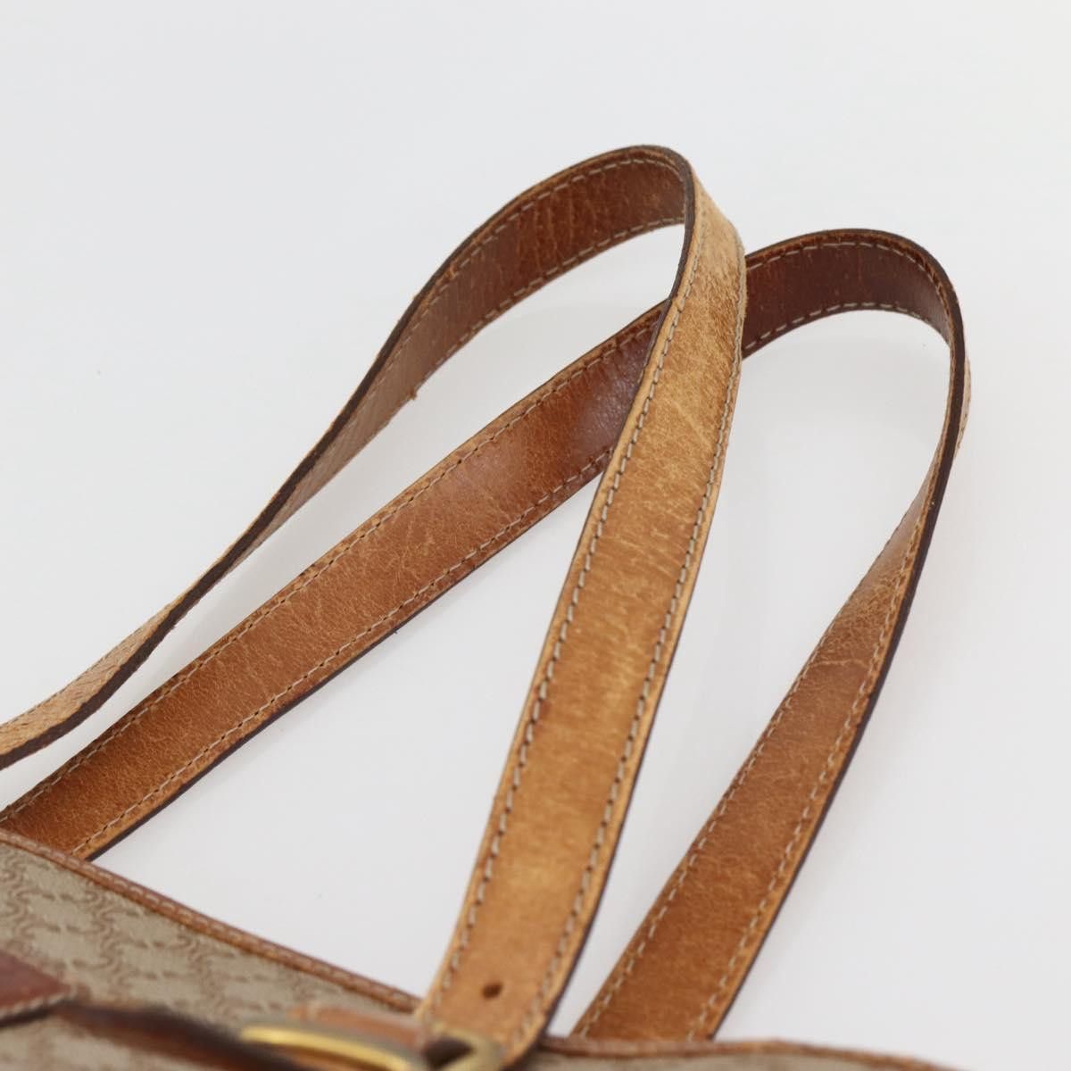 Celine CELINE Macadam Canvas Tote Bag Pvc Beige Gold Size ONE SIZE - 8 Thumbnail