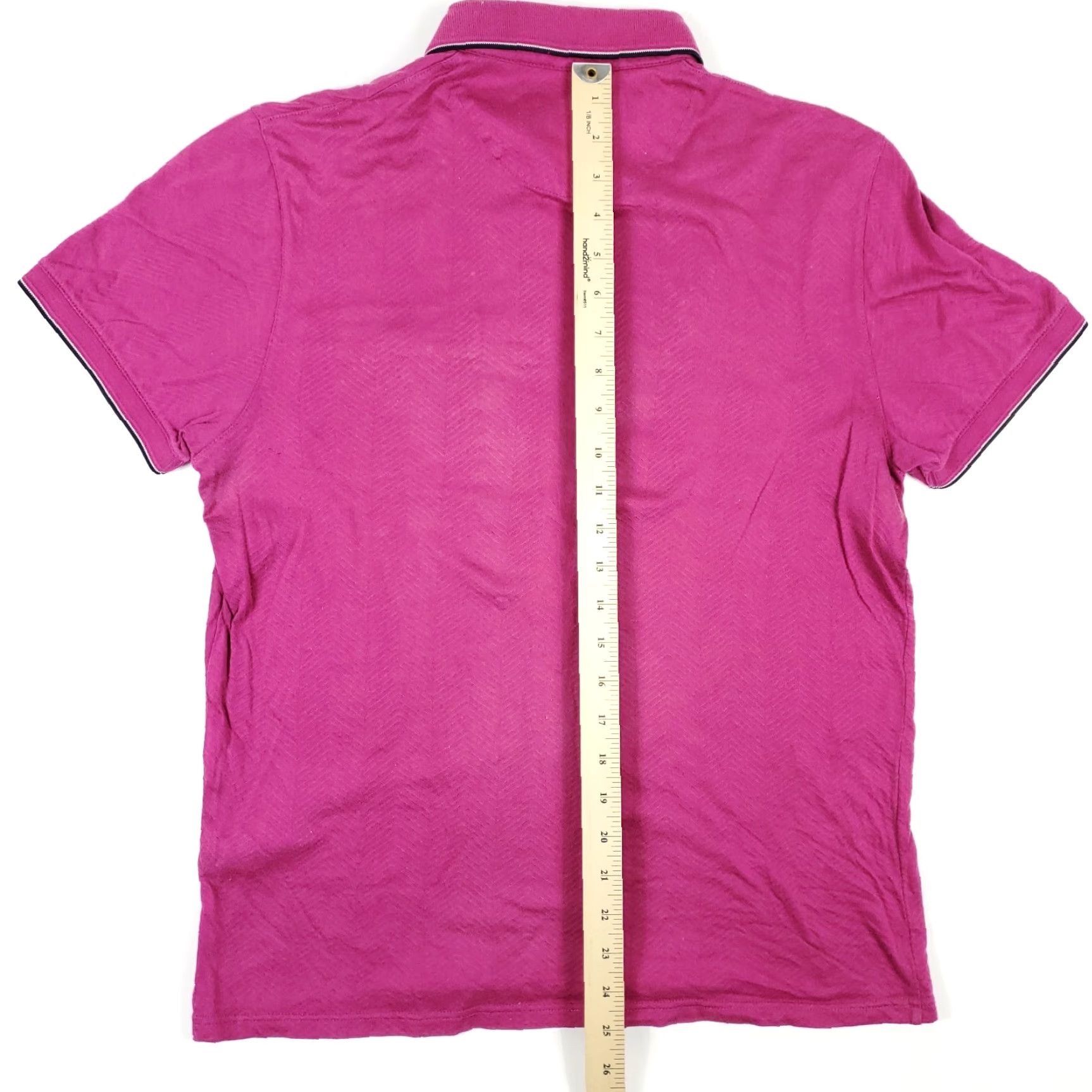 Ted Baker TED BAKER Pink Short Sleeve Polo Shirt Size 3 Mens Preppy Golf Rugby Stained Size US S / EU 44-46 / 1 - 6 Thumbnail