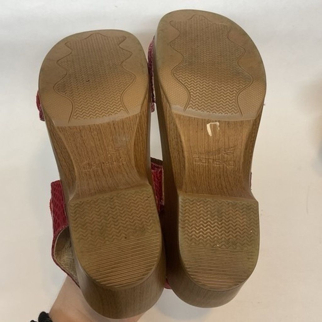 Dansko Dansko BalanceSnake Leather Platform Sandals Women 41/US9.5M Size US 11 / IT 41 - 4 Thumbnail