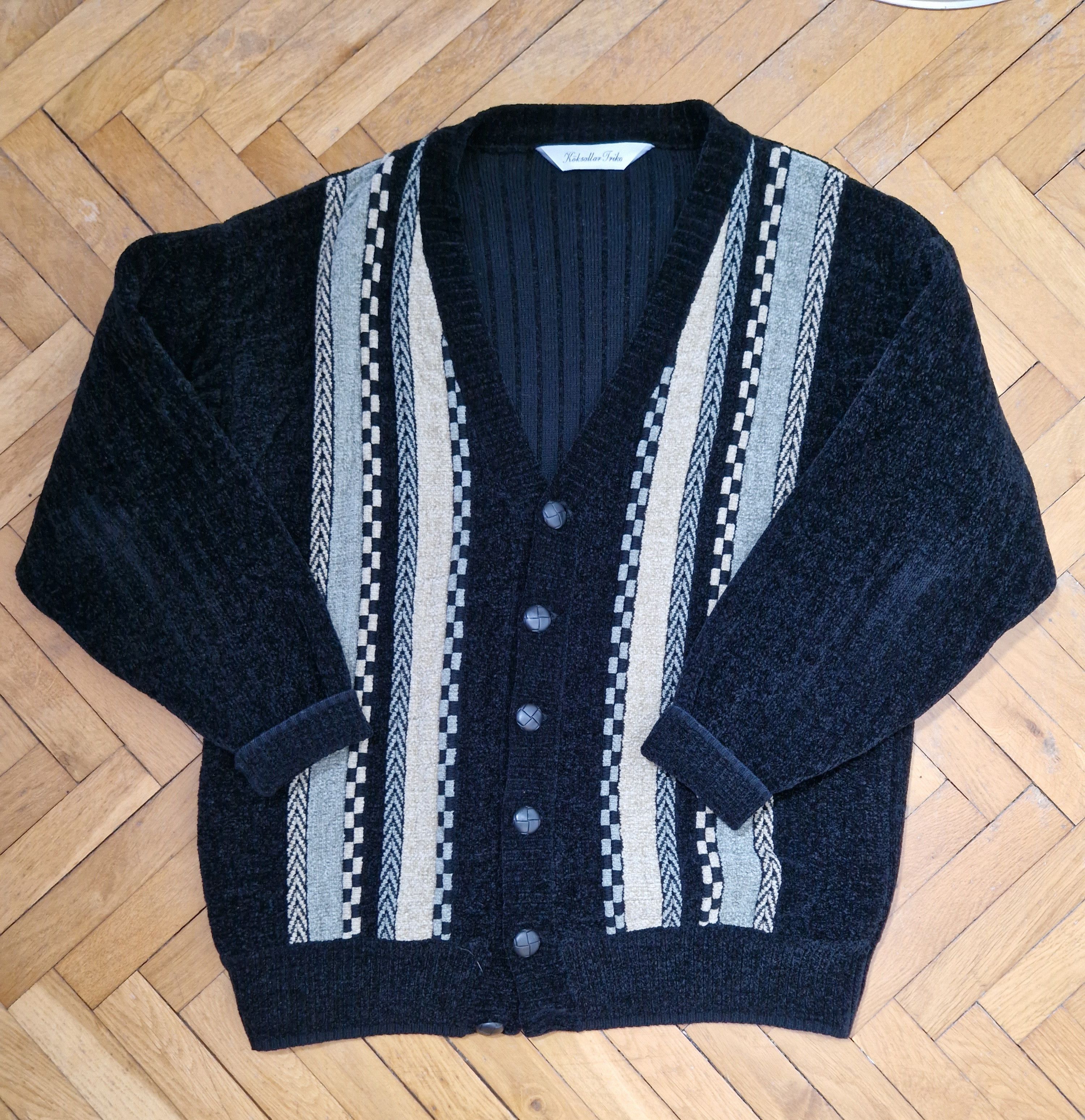 Vintage vintage cardigan Size US XL / EU 56 / 4 - 1 Thumbnail