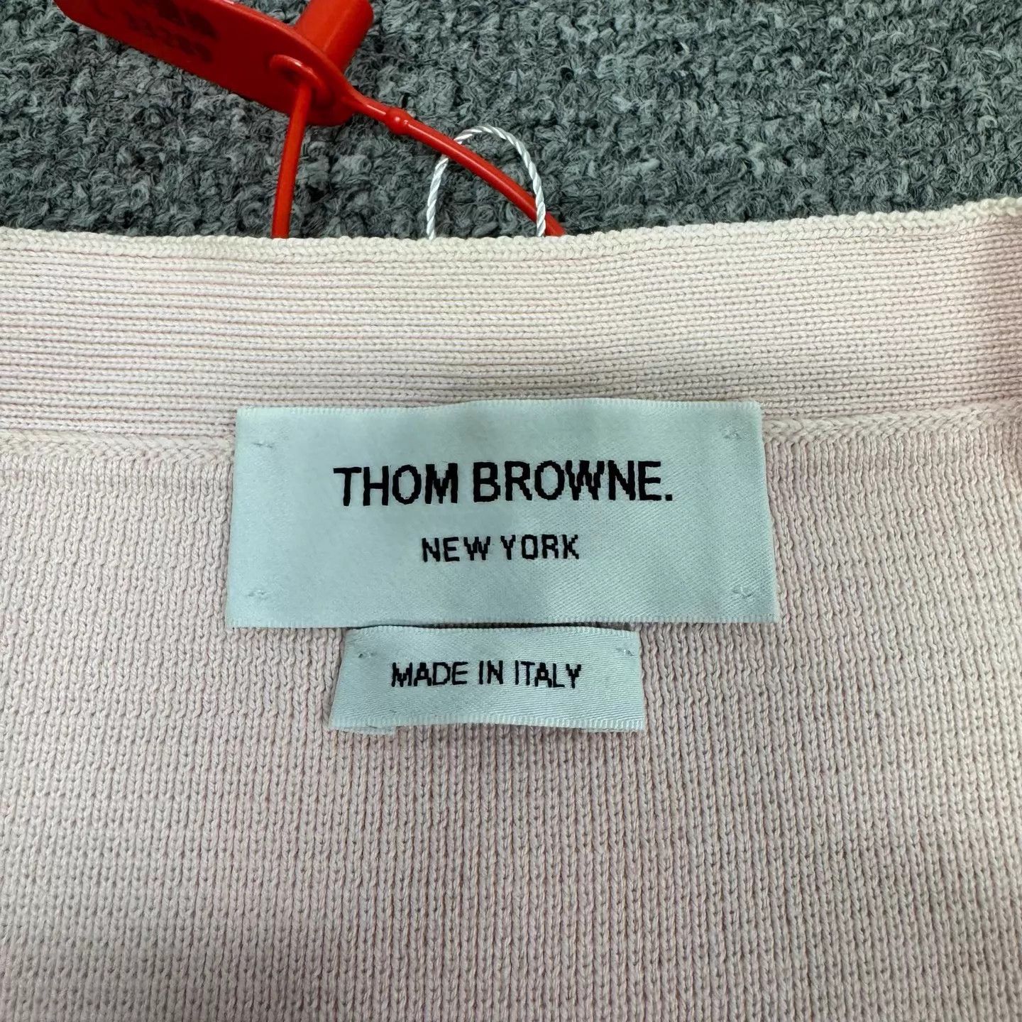 Thom Browne Thom Browne Classic 4-Bar Pink Knit Cardigan 0 99 new Size XS / US 0-2 / IT 36-38 - 6 Thumbnail