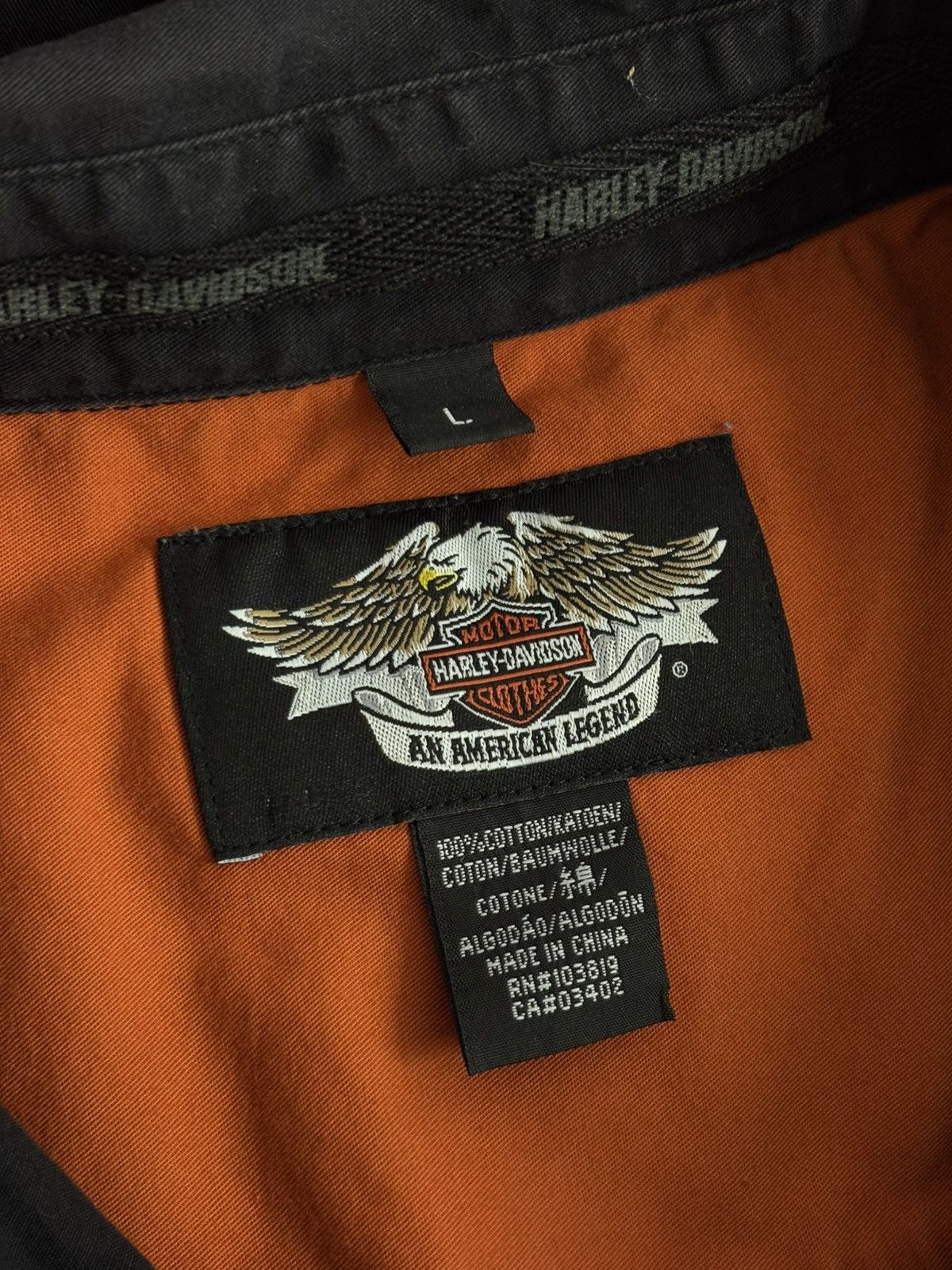 Harley Davidson Harley Davidson Shirt Short Sleeve Button Up Vintage Size US L / EU 52-54 / 3 - 10 Thumbnail
