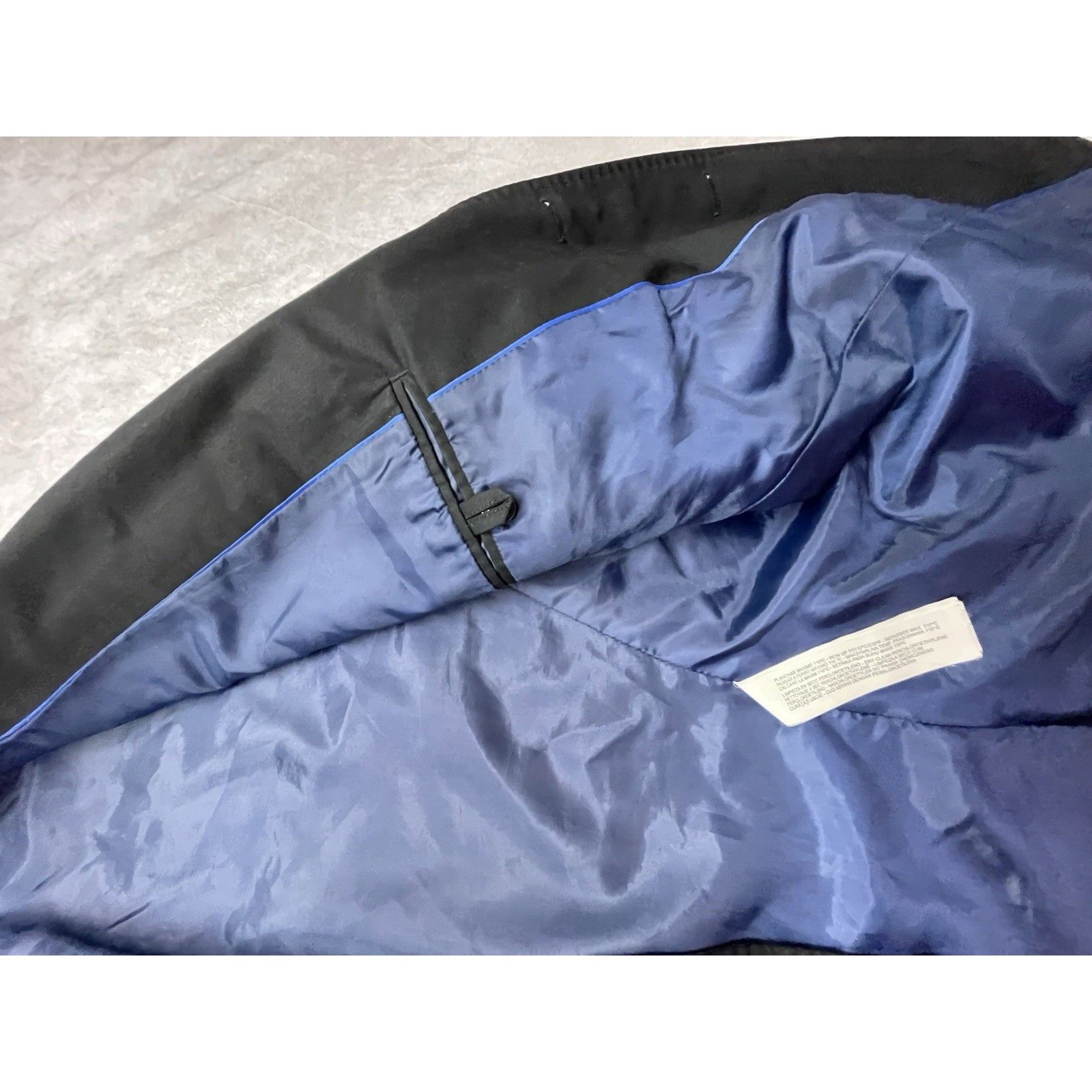 Other ZARA MAN Black Suit Jacket Blazer USA 40 Slim Fit Blue Lined Size 40R - 9 Thumbnail