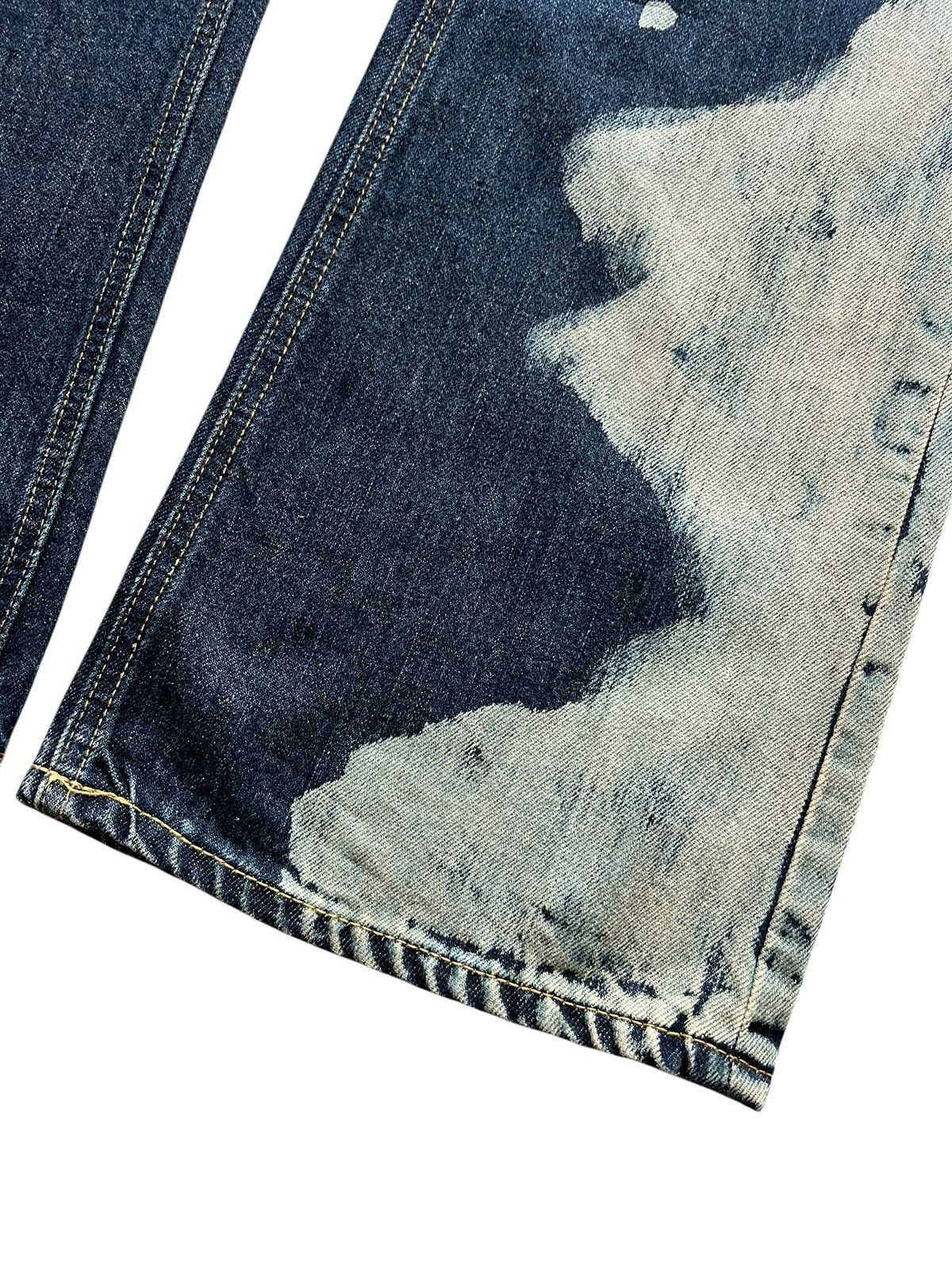 Japanese Brand 1990s Millie 🎌 Acid Touch Flare Denim Size US 32 / EU 48 - 6 Thumbnail