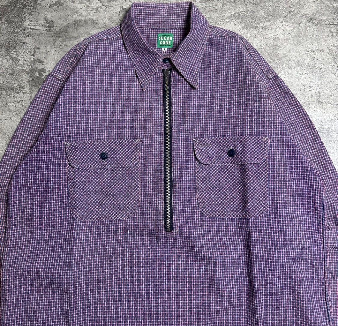 Japanese Brand × Sugar Cane Sugarcane Halfzip Shirt Size US L / EU 52-54 / 3 - 2 Thumbnail