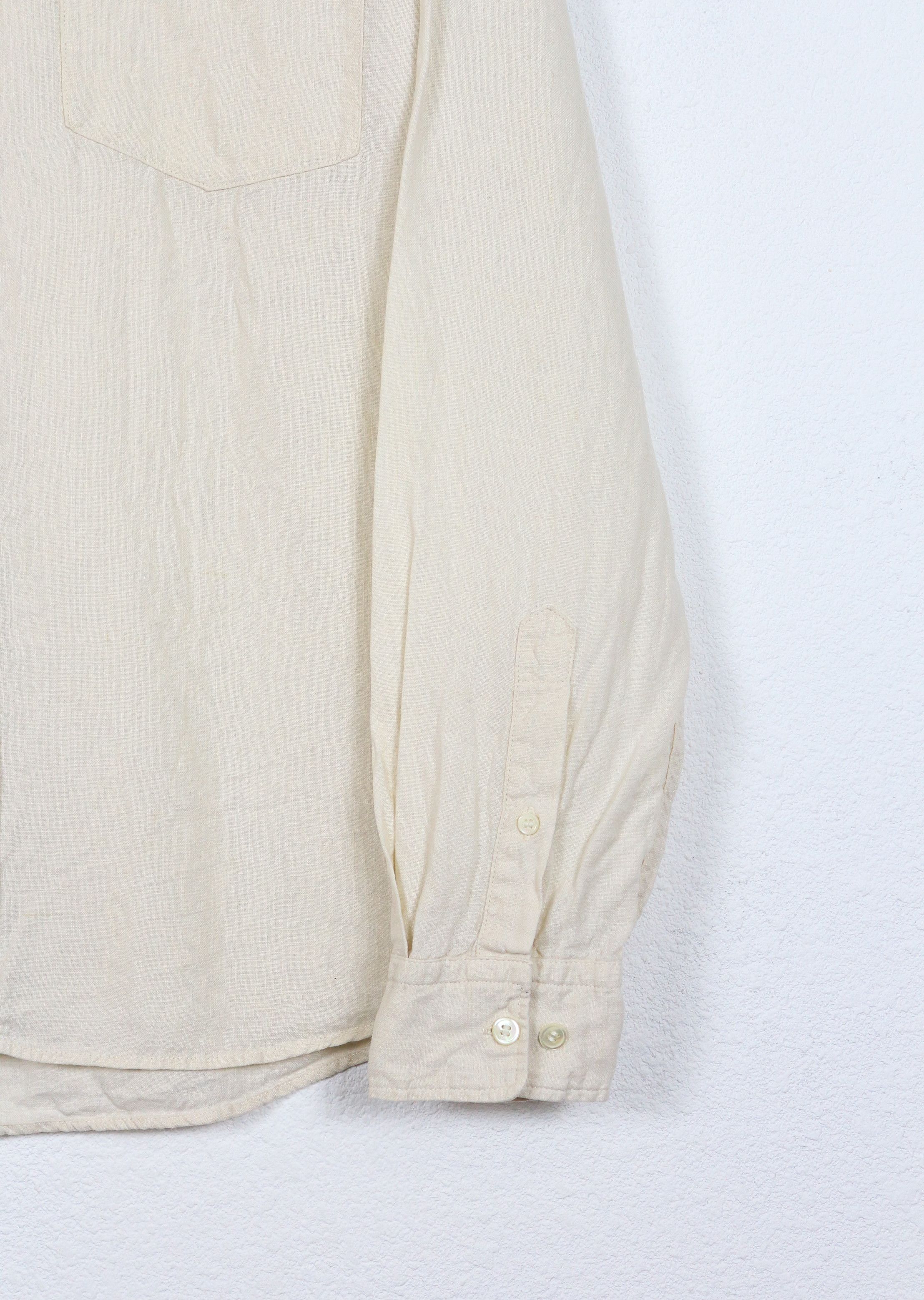 Arket Arket Beige Linen Shirt Heritage 48 M Size US M / EU 48-50 / 2 - 2 Thumbnail