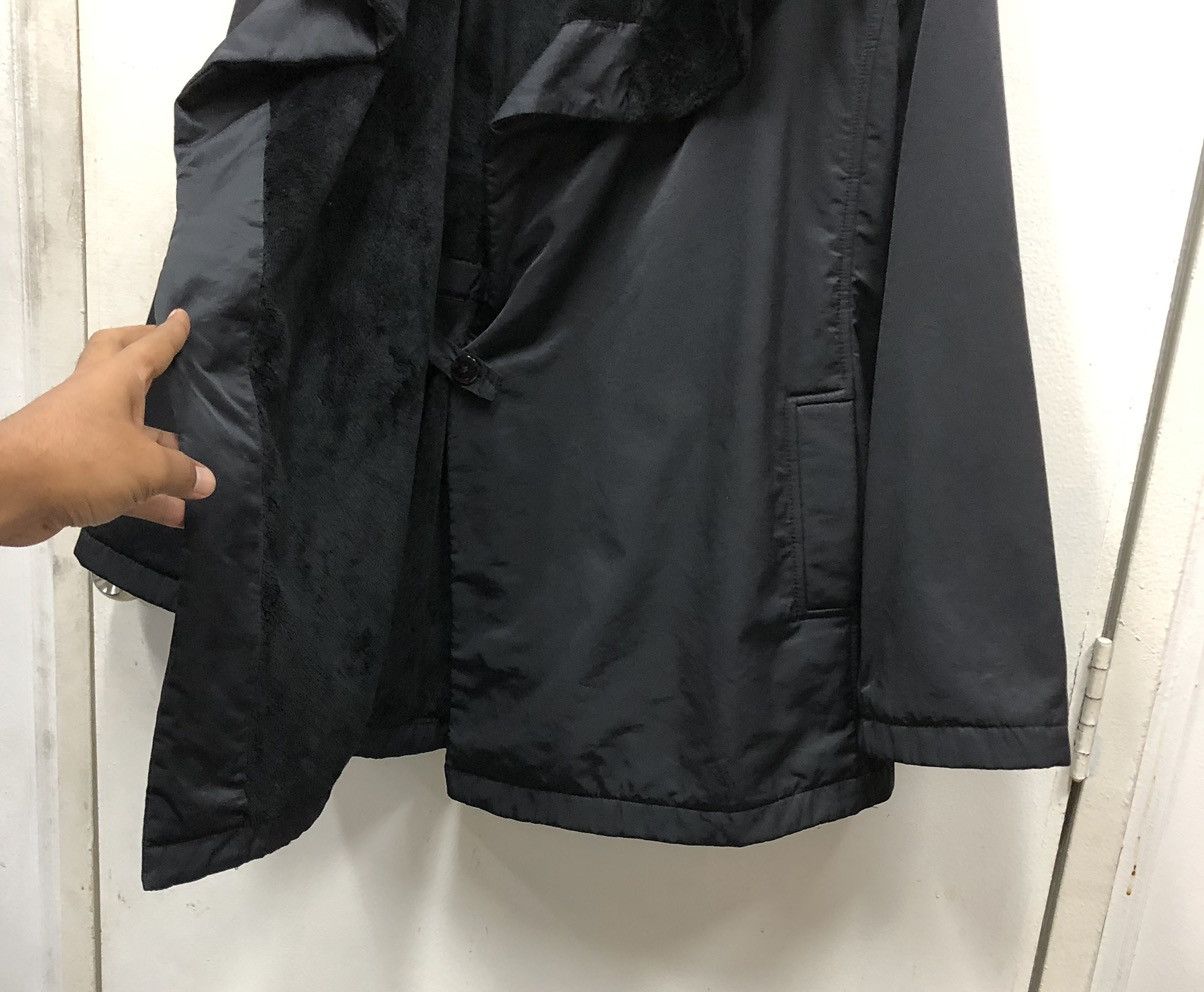 Emporio Armani Emporio Armani Black Lined Fleece Show Collar Coat Jacket Size M / US 6-8 / IT 42-44 - 7 Thumbnail