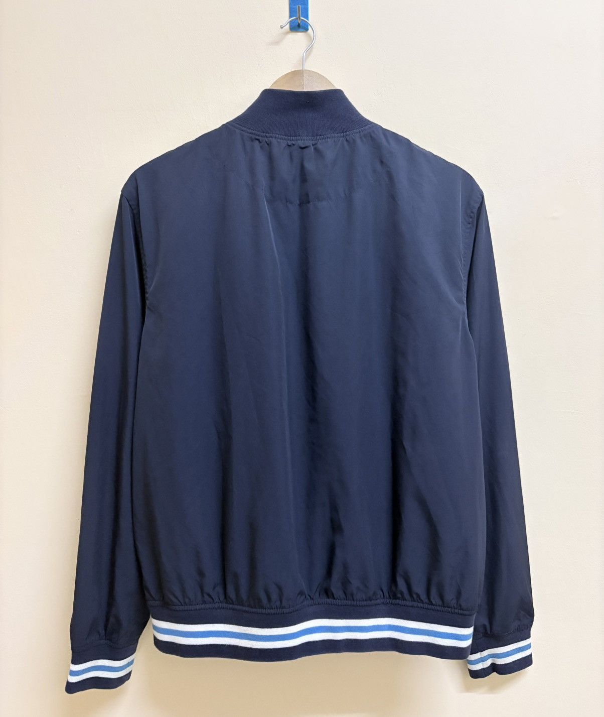 Fred Perry Fred Perry Nylon Navy Blue Jacket Size US M / EU 48-50 / 2 - 2 Thumbnail