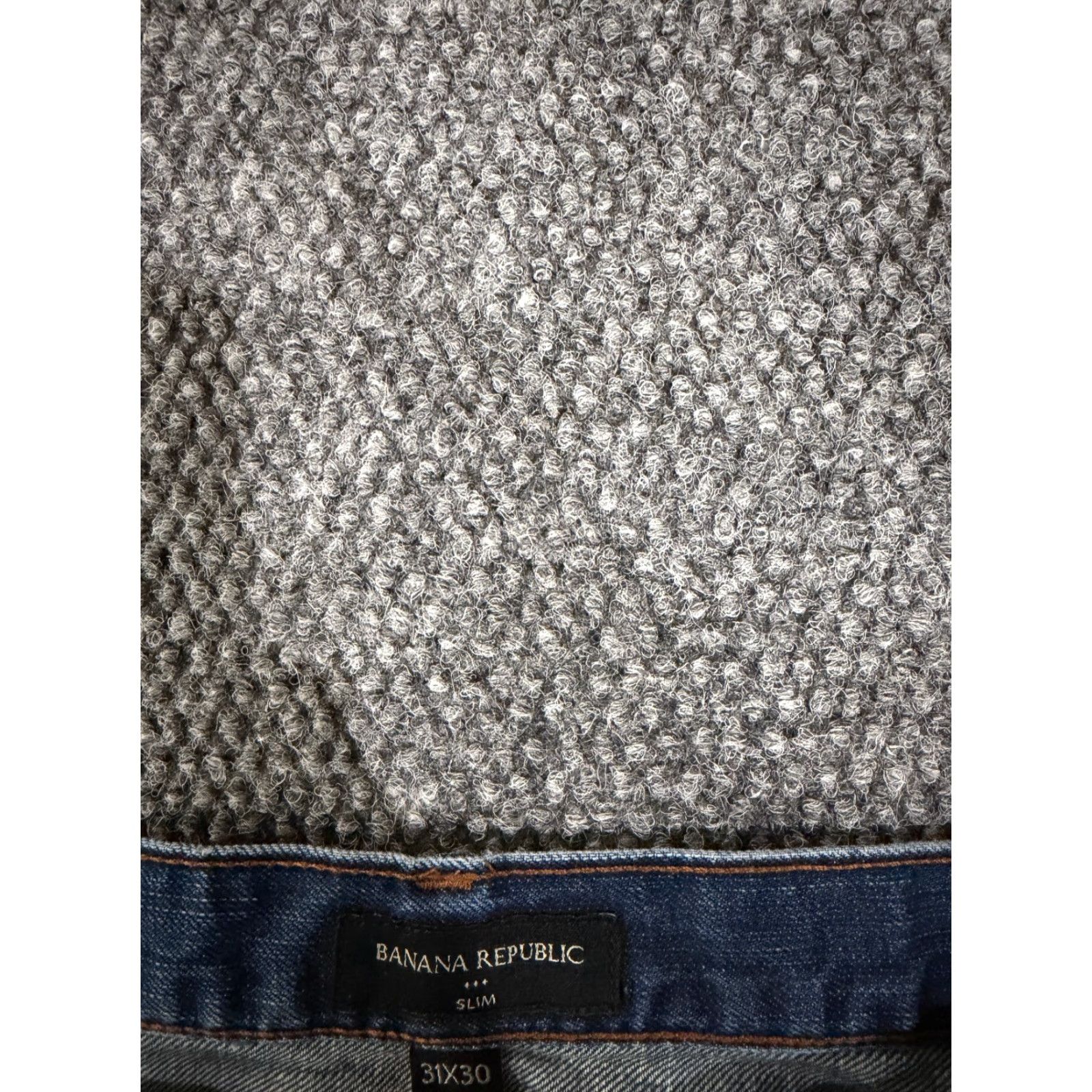 Banana Republic Banana Republic Jeans Slim Regular 31x30 Blue Denim Stretch 5-Pocket Mens Size US 31 - 4 Thumbnail