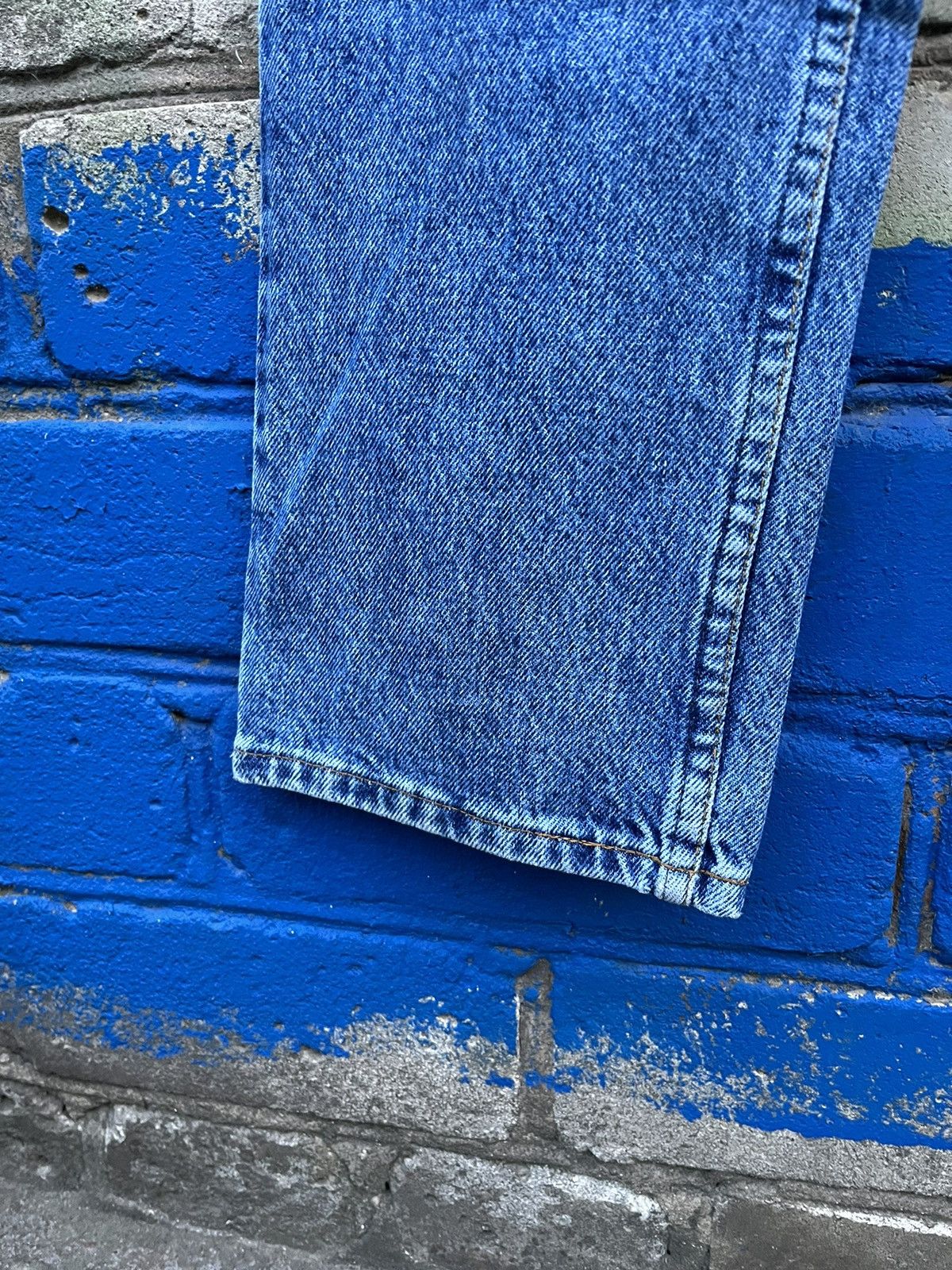 Gap Vintage 90s GAP Usa Made Blue Stone Washed Jeans Size 31 Size US 31 - 3 Thumbnail
