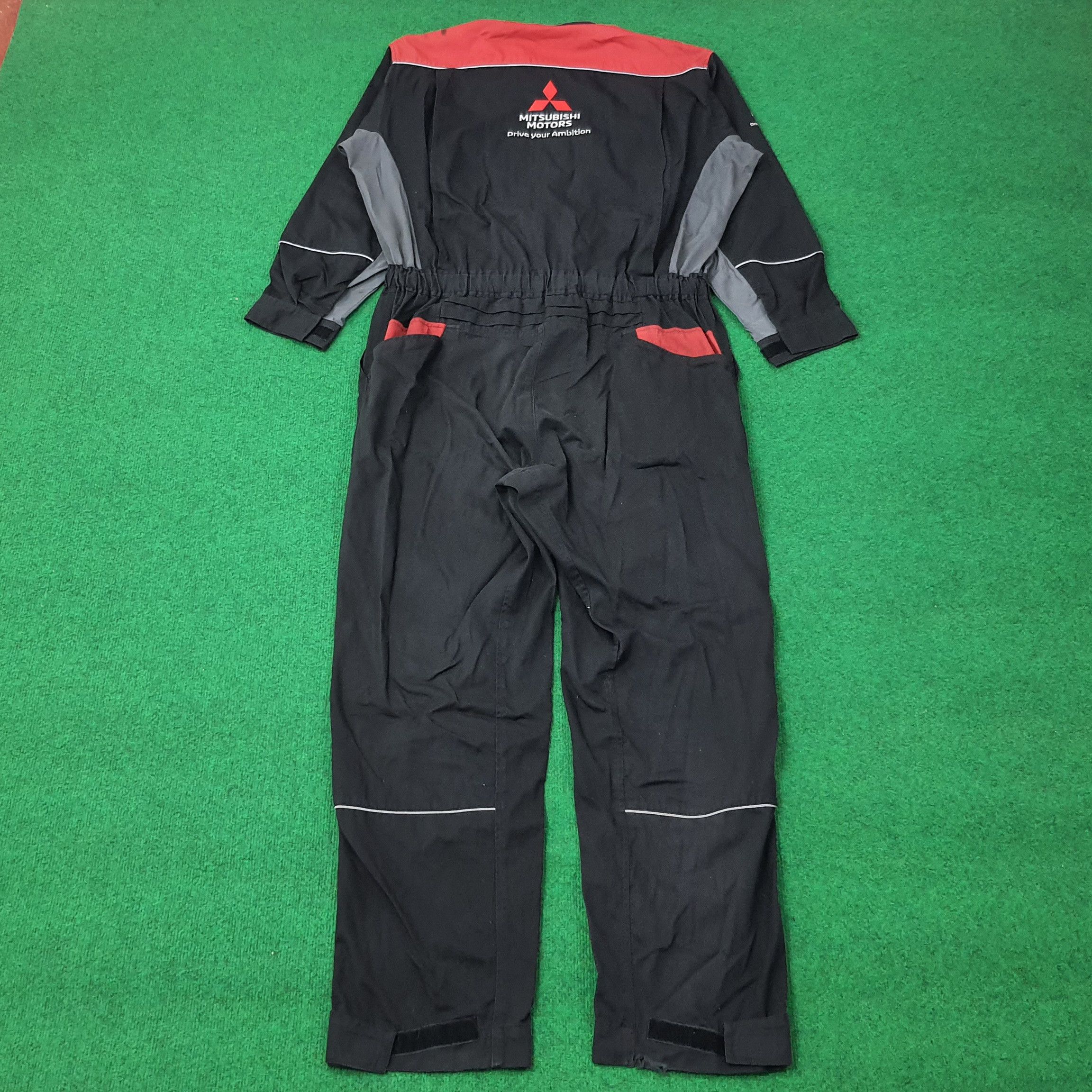 Japanese Brand Vintage Mitsubishi Motor Sports Racing Coverall C257N4 Size US XL / EU 56 / 4 - 3 Thumbnail