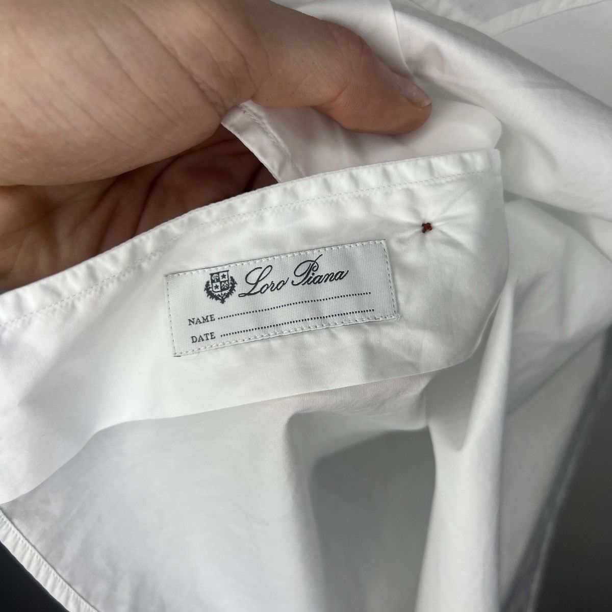 Loro Piana Loro Piana Shirt Button Up White Classic Luxury Basic Size US M / EU 48-50 / 2 - 14 Thumbnail