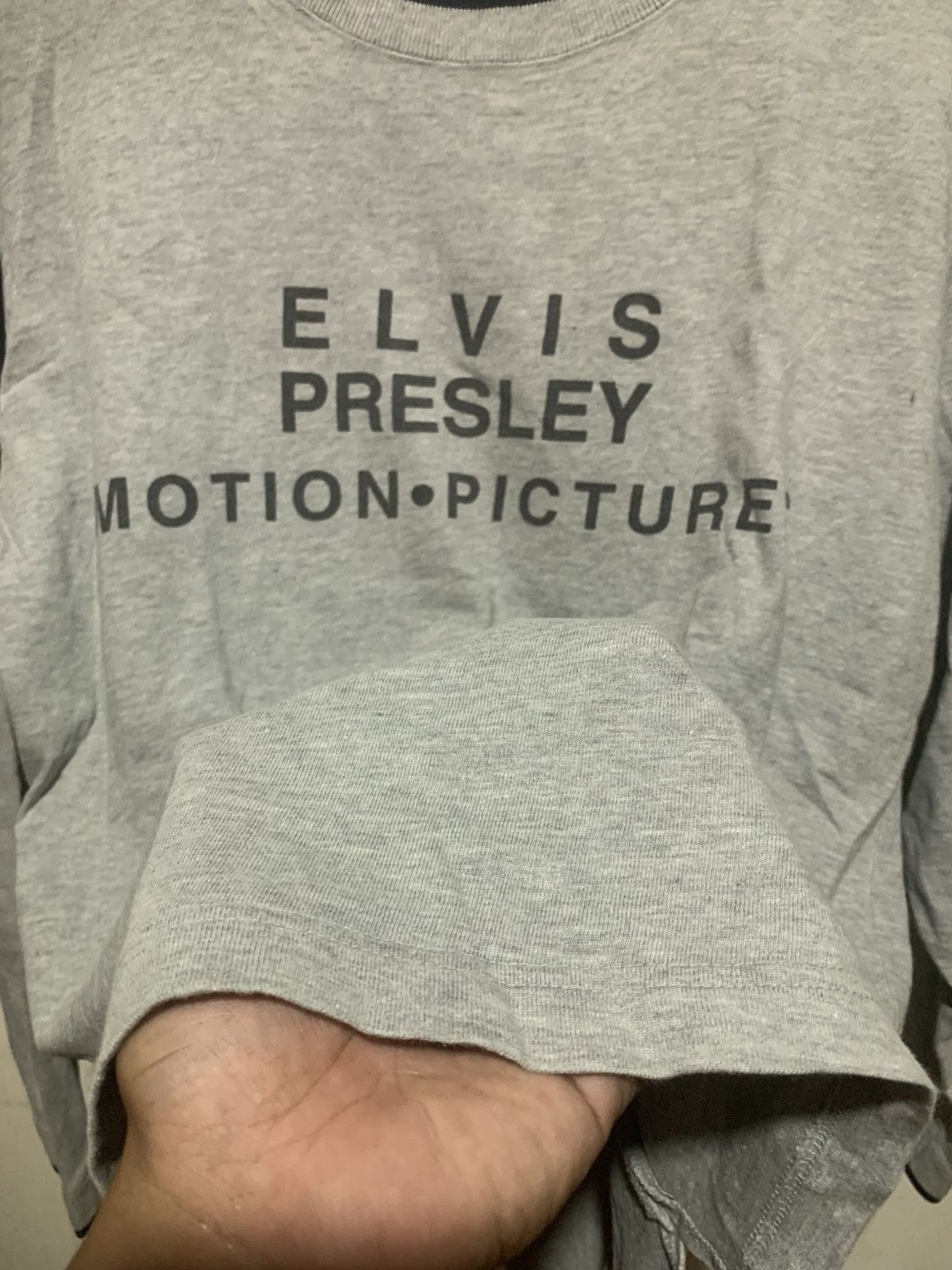 Japanese Brand Elvis Presley LONGSLEEVE ROCK n ROLL STYLE TEE Size US L / EU 52-54 / 3 - 4 Thumbnail