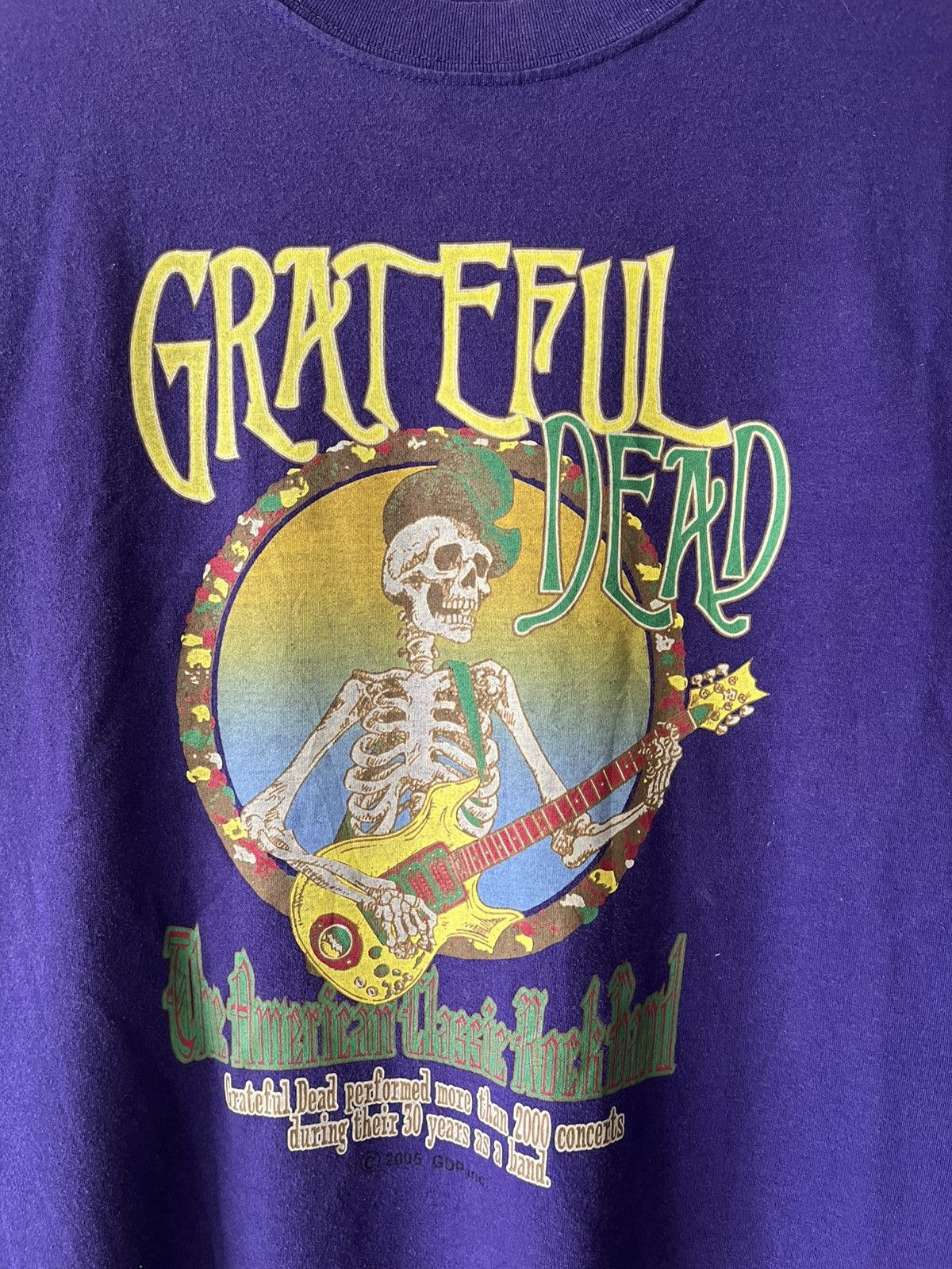 Band Tees × Grateful Dead × Vintage RARE Vintage Grateful Dead Tour 2005 Band T-Shirt Size US M / EU 48-50 / 2 - 2 Thumbnail