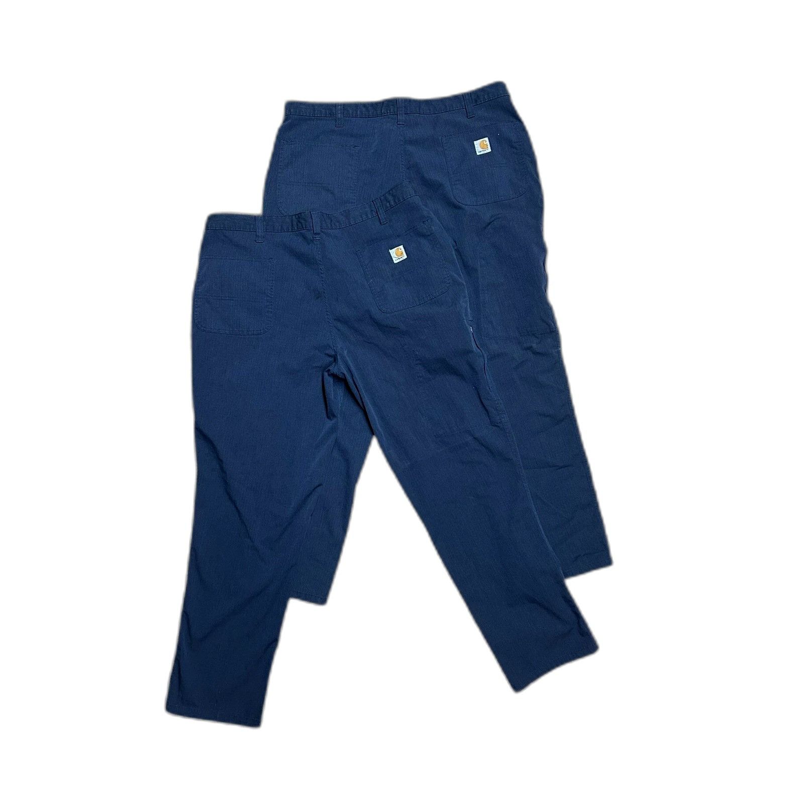 Carhartt Carhartt Mens 40x32 Flex Fit Work Pants (74533-20) Navy Blue Size US 40 / EU 56 - 1 Thumbnail
