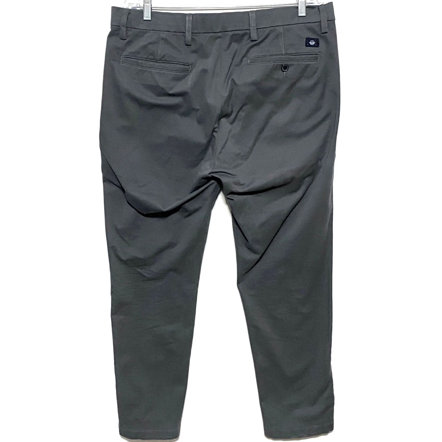 Dockers Dockers Pants Mens 36 Slim Fit Khaki Gray Workday Chinos 360 Flex Flat Front Inseam 30 Classic Casual Business Size US 36 / EU 52 - 2 Thumbnail