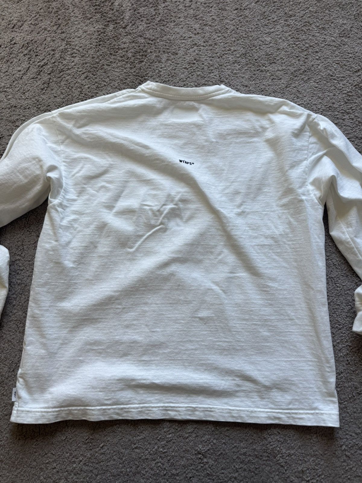 Wtaps WTAPS White Long Sleeve Size M Size US M / EU 48-50 / 2 - 4 Thumbnail