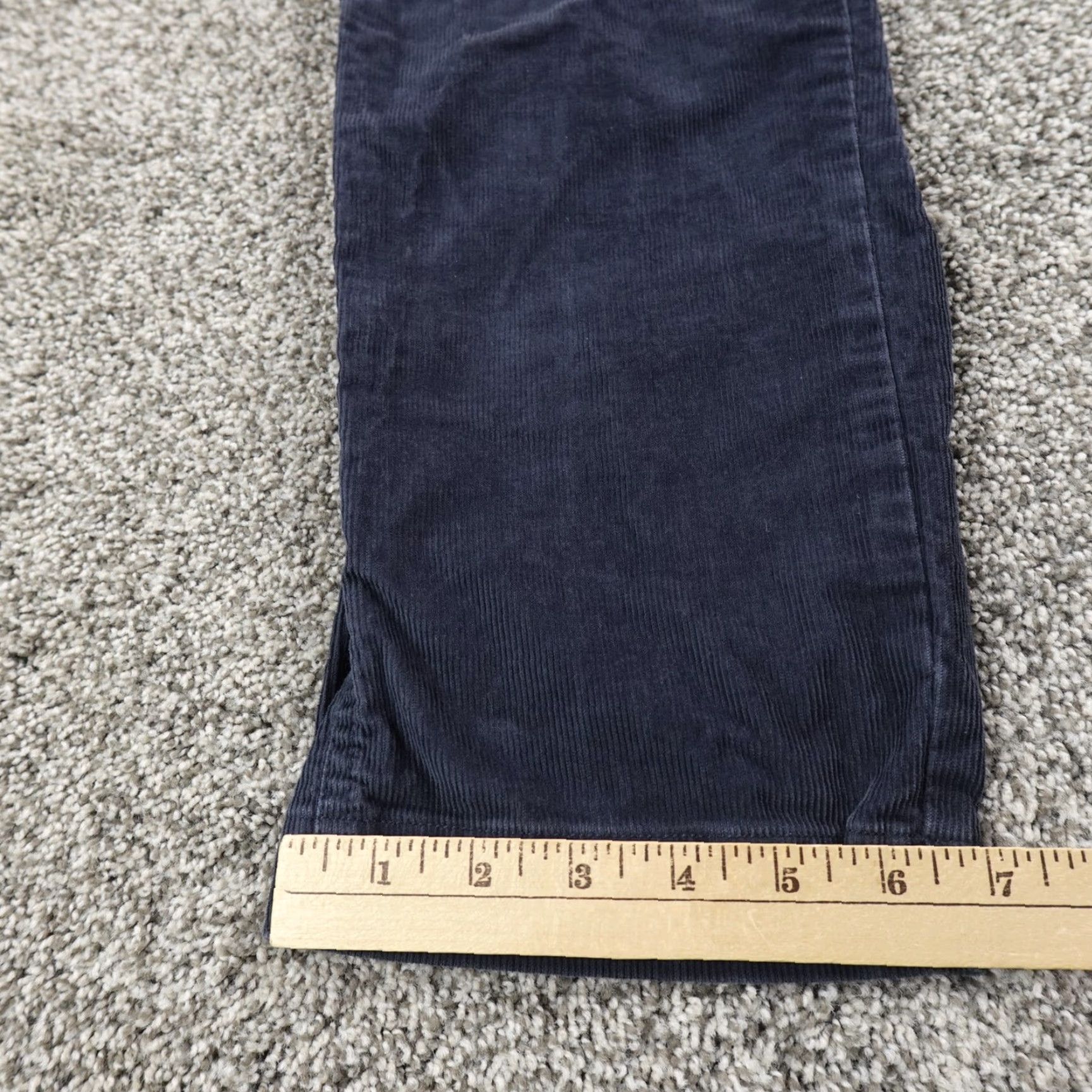 Vintage L.L. Bean Pants Mens M Blue Beanflex Corduroy Chino Drawstring Stretch Hike Casual Workwear Ripstop? Size US 31 - 2 Thumbnail