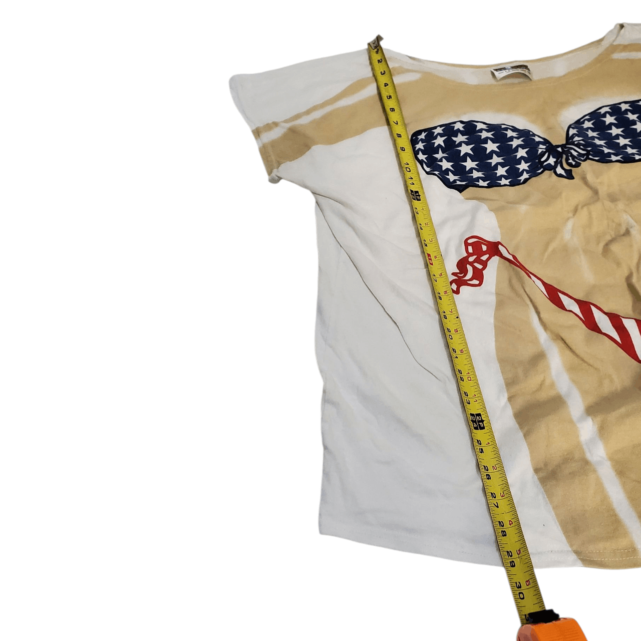 Vintage 90s American Bikini Caricature T-Shirt Size XL / US 12-14 / IT 48-50 - 6 Thumbnail