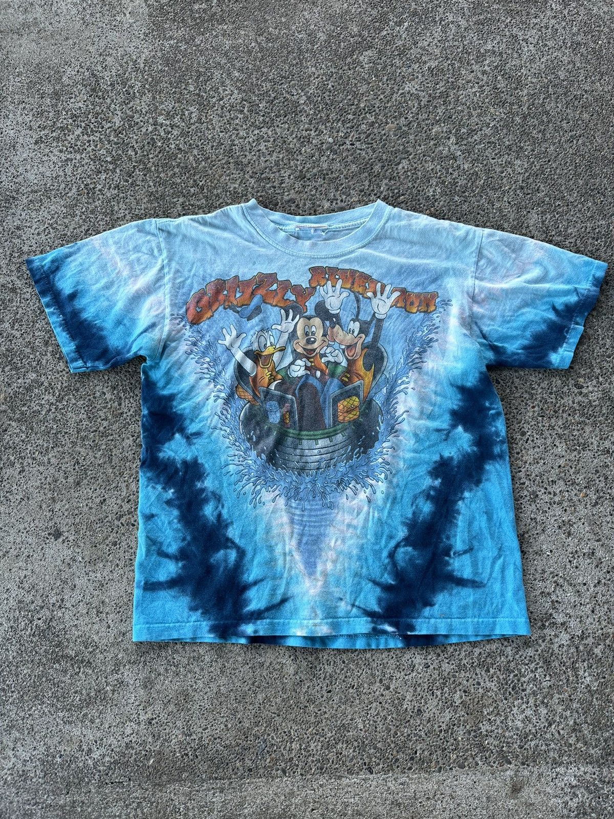 image of 90’S Disneyland Grizzly River Run T-Shirt in Blue, Men's (Size Small)