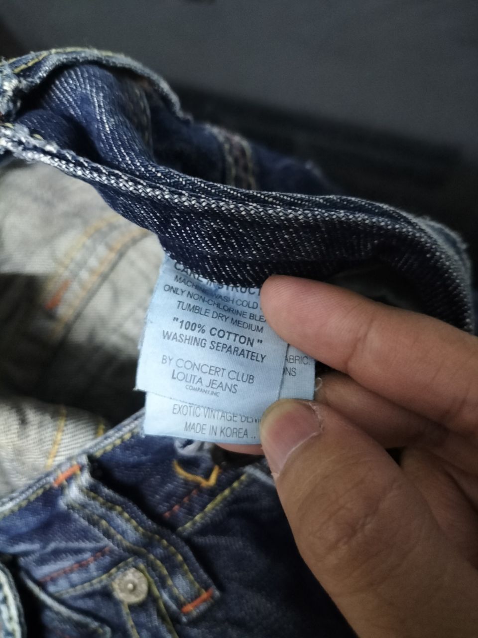 If Six Was Nine FLARE LOLITA Rare Faded distressed Jeans Size 28" / US 6 / IT 42 - 13 Thumbnail