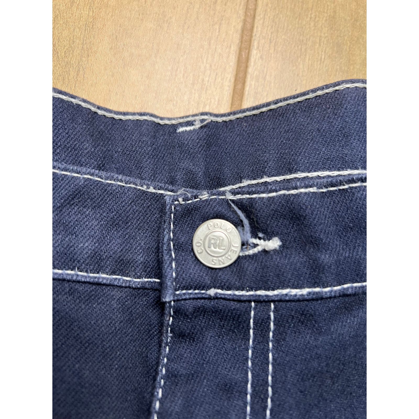 Vintage Polo Jeans Co. Ralph Lauren denim pants women Sz 14 35x27 Size 36" / US 14 / IT 50 - 3 Thumbnail