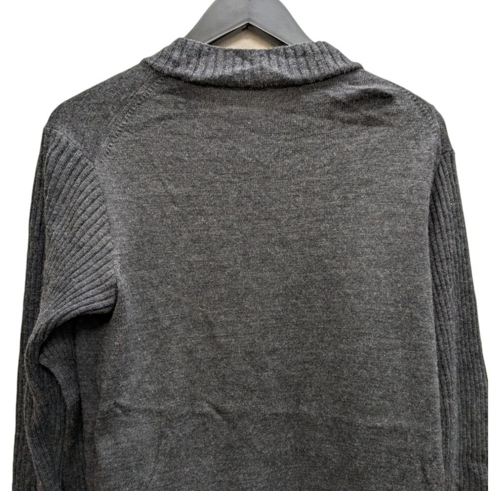 Yohji Yamamoto YOHJI YAMAMOTO/grey/wool knit cardigan Size US M / EU 48-50 / 2 - 4 Thumbnail