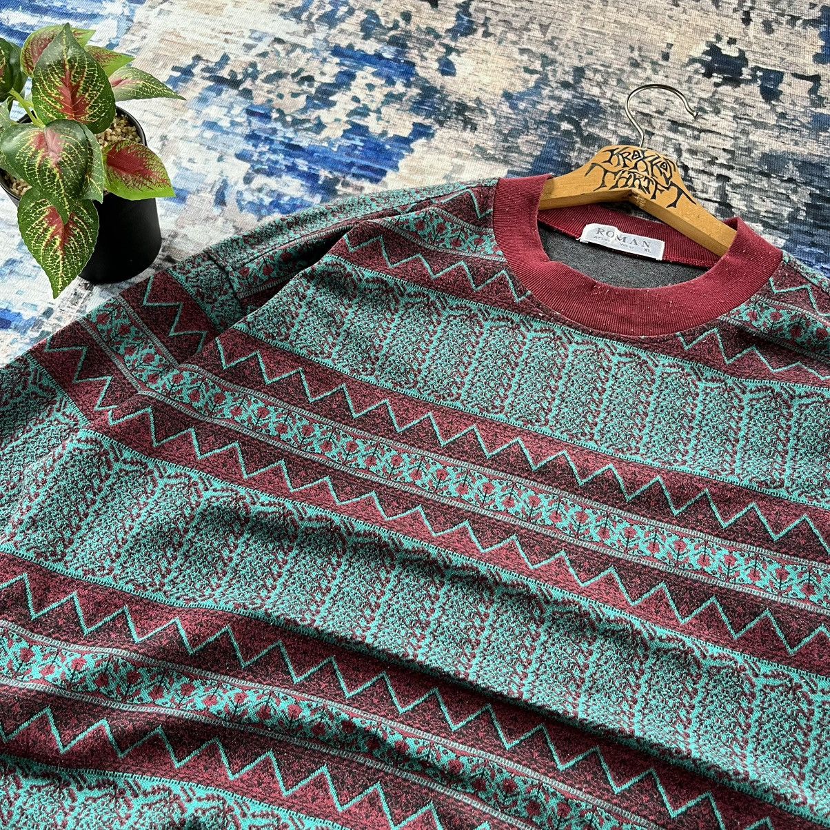 Japanese Brand × Native × Vintage 💥Vintage Roman Activewear Dainese Design Sweetshirts 90s Size US XL / EU 56 / 4 - 3 Thumbnail