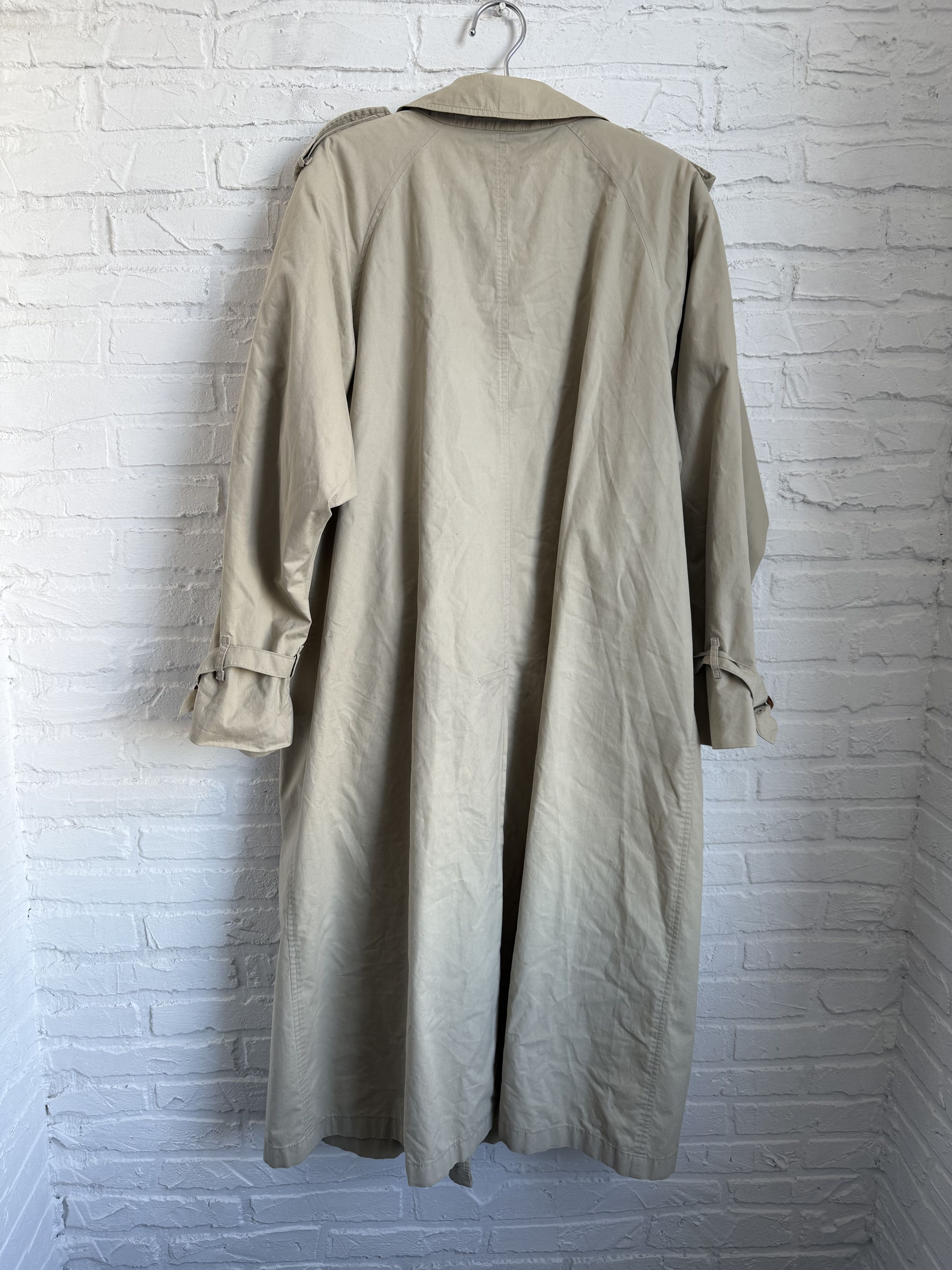 Burberry Vintage 80s Burberrys double breasted trench coat Size L / US 10 / IT 46 - 14 Thumbnail