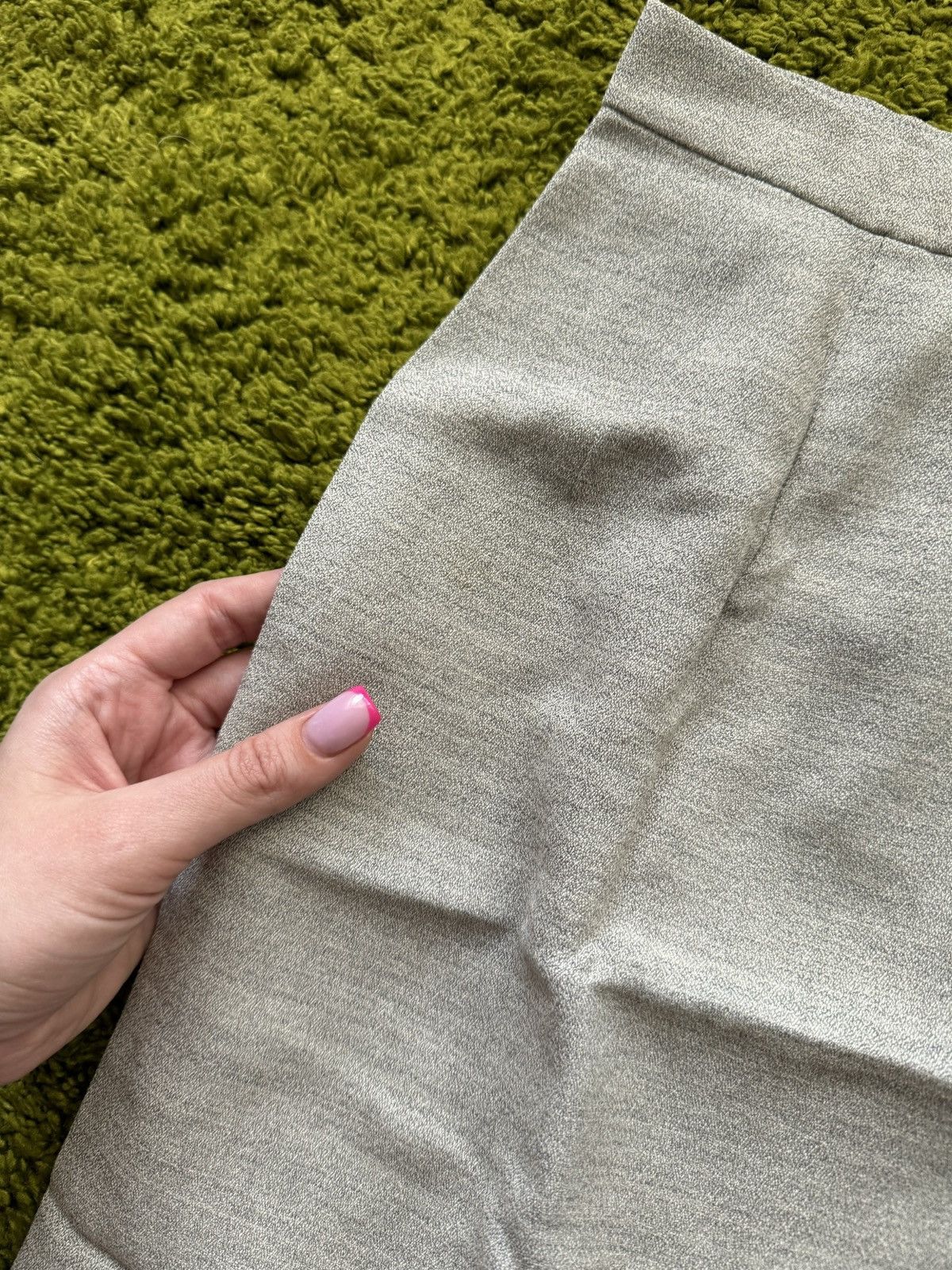 Comme des Garcons × Japanese Brand Comme des Garçons CDG S/S 1991 archive vintage wool skirt Size 27" / US 4 / IT 40 - 2 Thumbnail